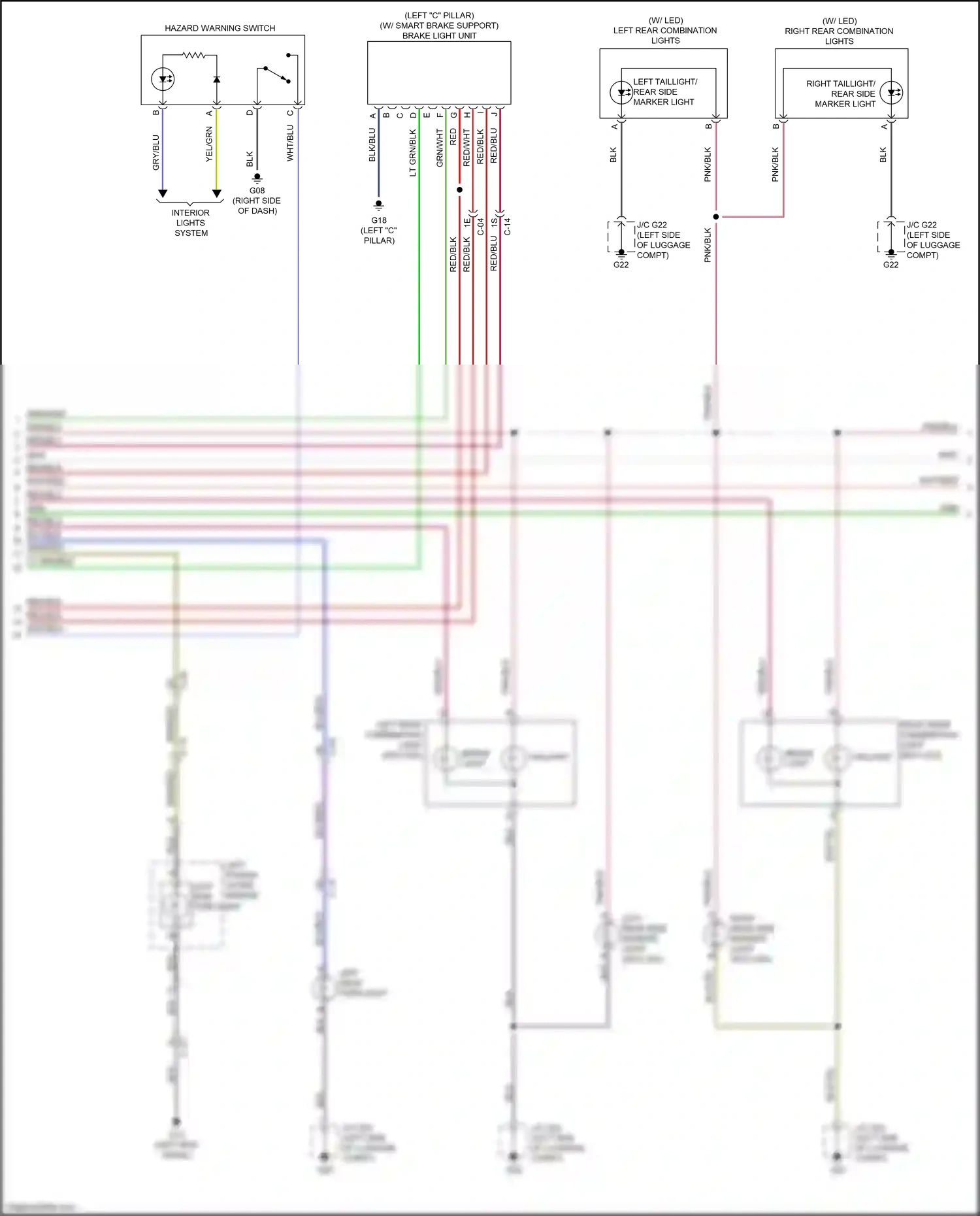 Mazda 6 GJ facelift (2015-2018) gry/blu wiring diagram  (12 of 25)