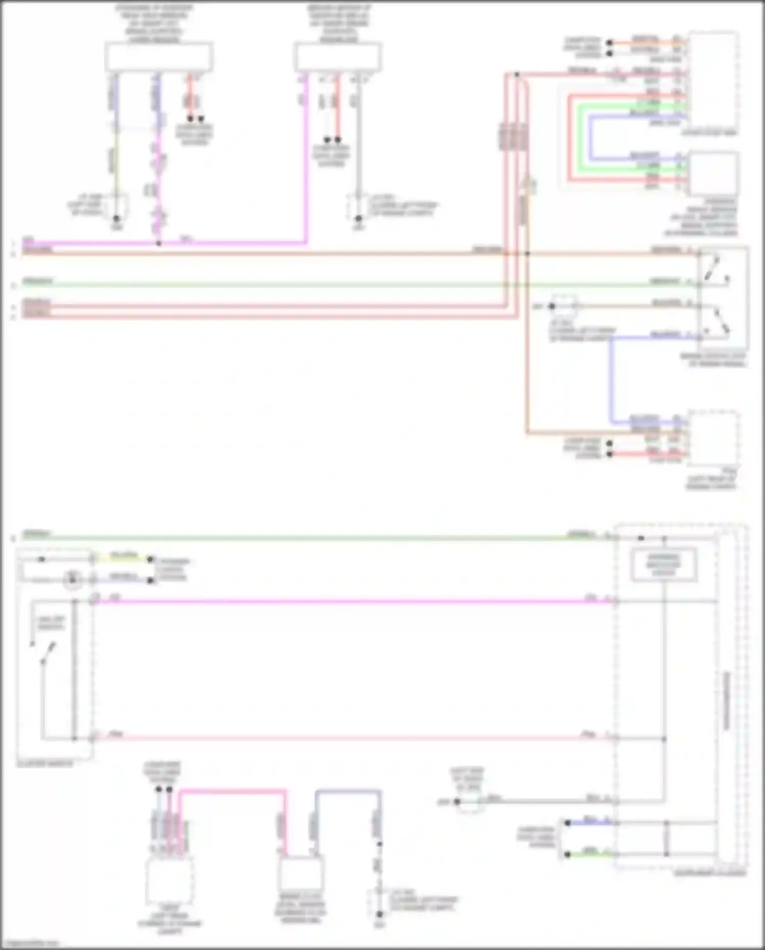 Wiring diagram laser sensor for Mazda 6 GJ facelift (2015-2018) (1 of 3)