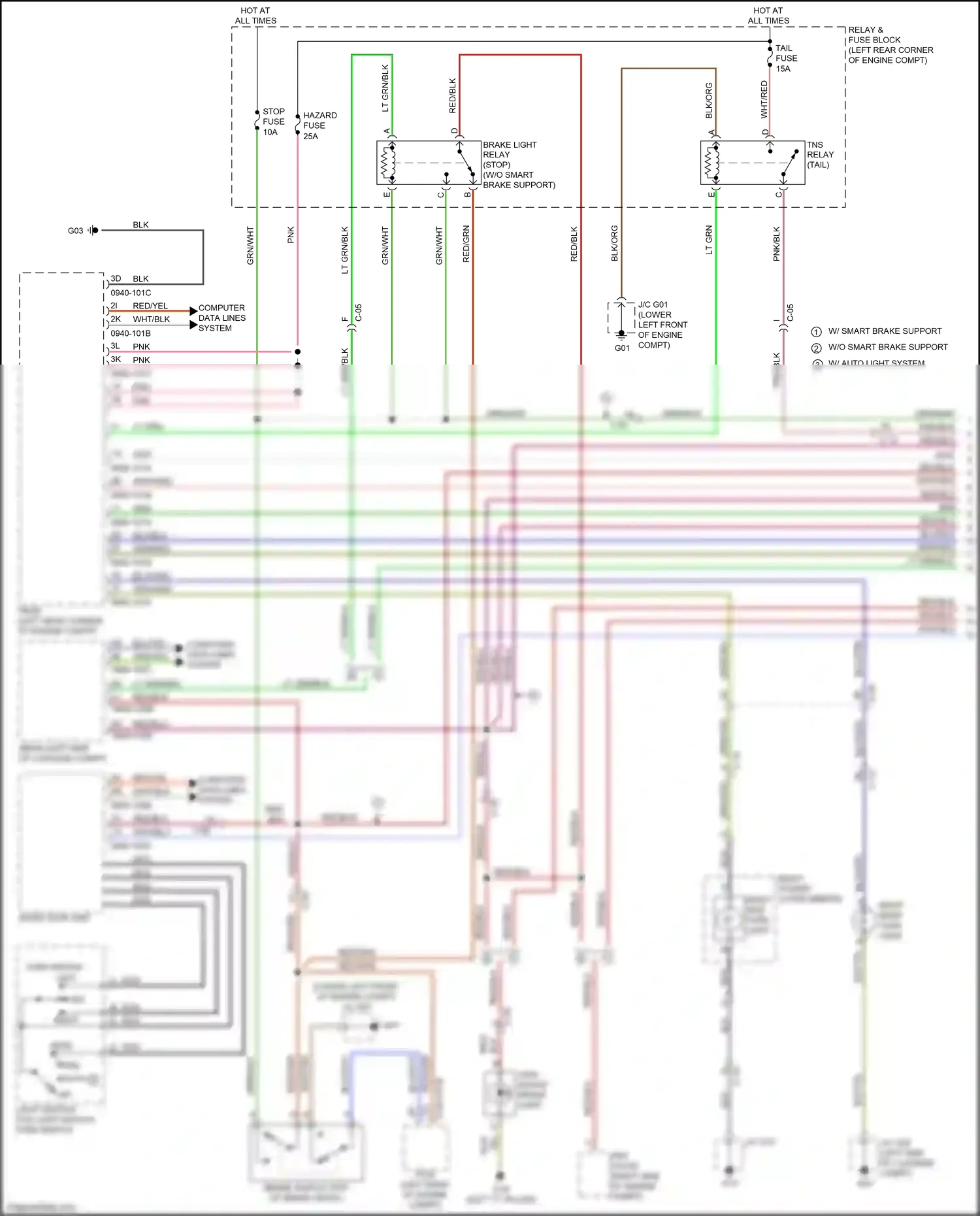 Mazda 6 GJ facelift (2015-2018) lt grn wiring diagram  (12 of 38)
