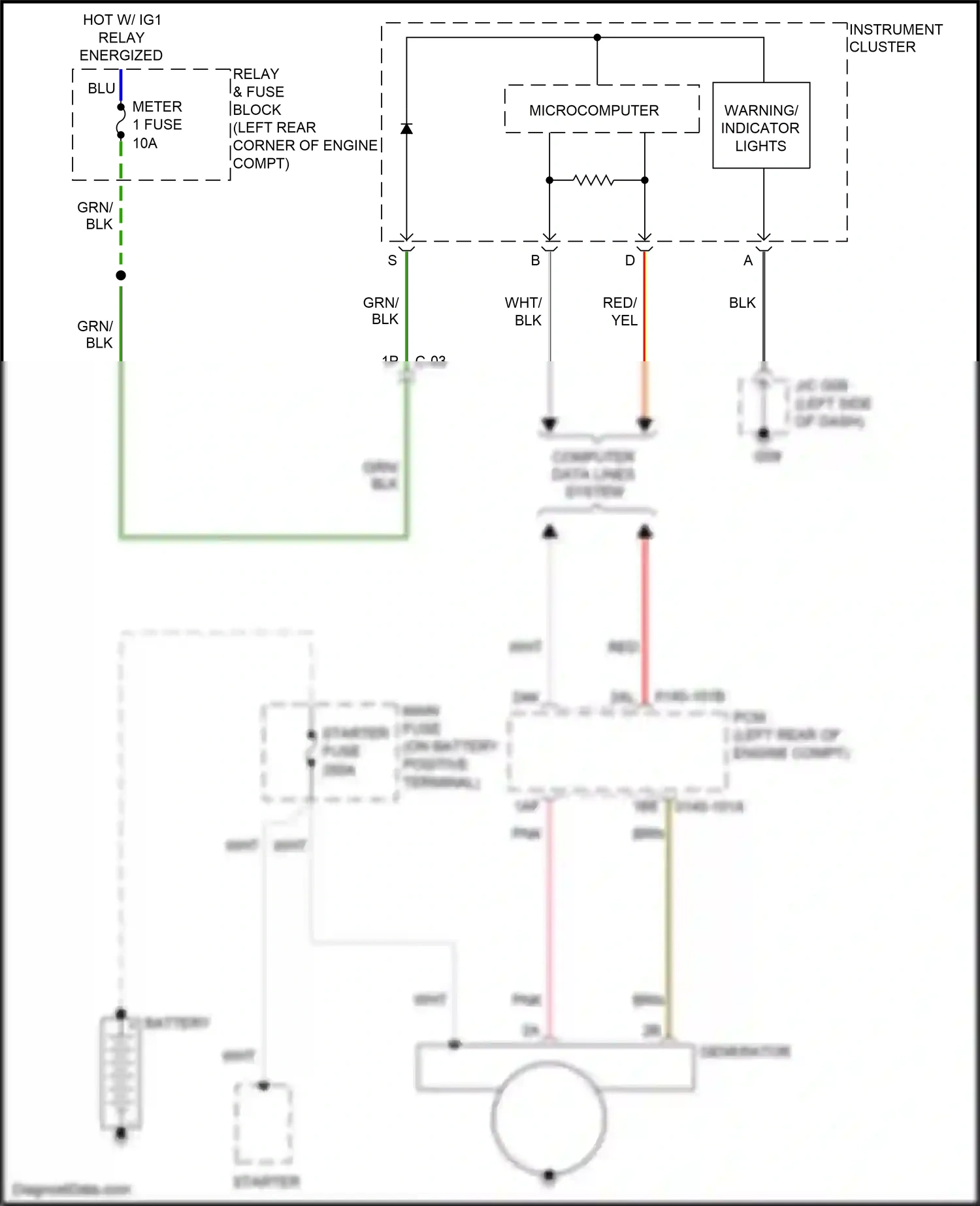 Mazda 6 GJ facelift (2015-2018) microcomputer wiring diagram  (2 of 23)