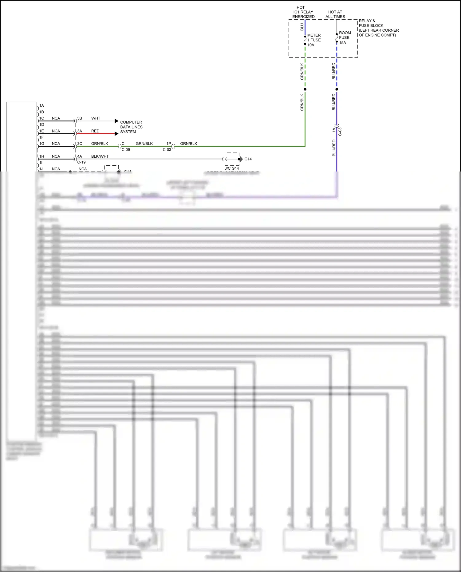 Mazda 6 GJ facelift (2015-2018) nca wiring diagram  (47 of 56)