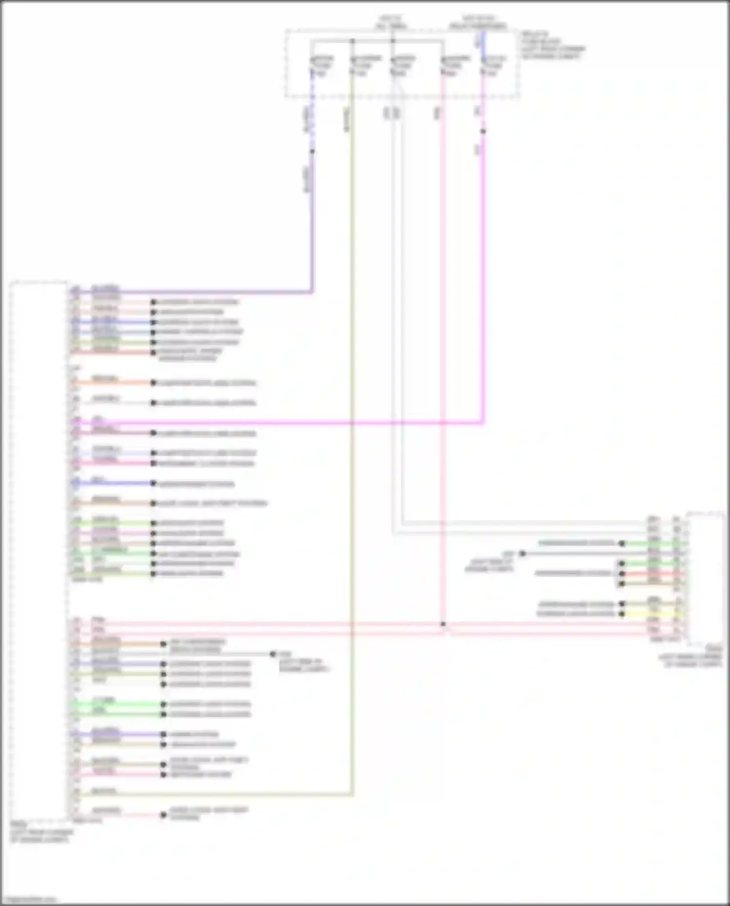 Wiring diagram r wiper fuse for Mazda 6 GJ facelift (2015-2018) (2 of 4)