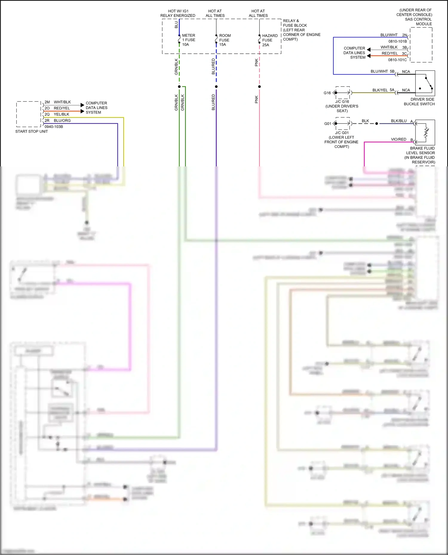 Mazda 6 GJ facelift (2015-2018) relay energized wiring diagram  (29 of 33)