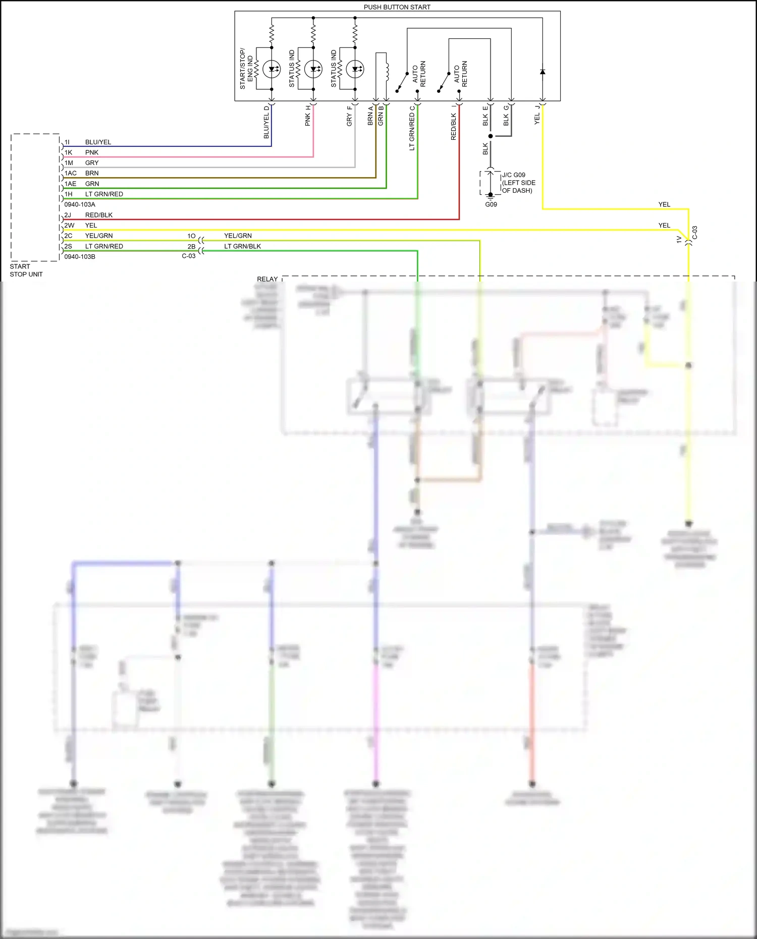 Mazda 6 GJ facelift (2015-2018) return wiring diagram  (2 of 3)
