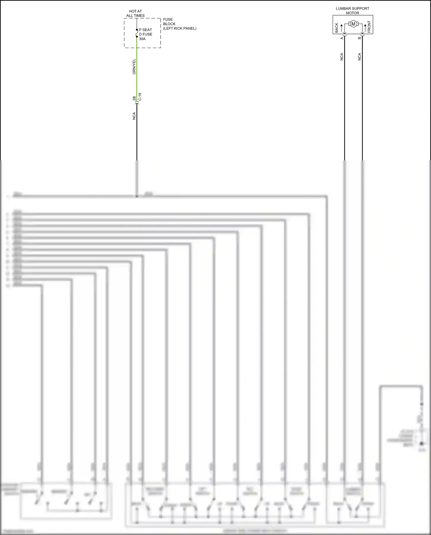 Mazda 6 GJ facelift (2015-2018) up down wiring diagram  (1 of 2)