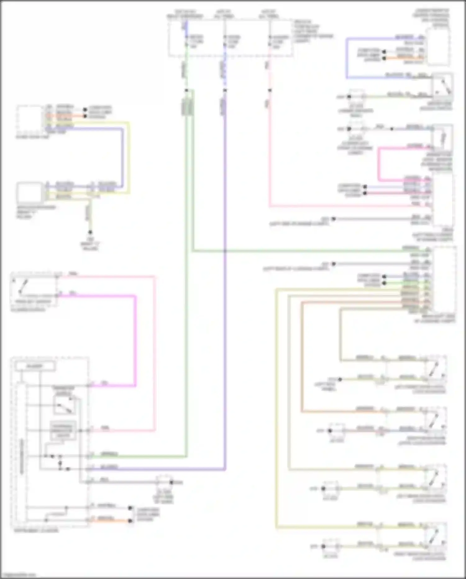 Wiring diagram warning/ indicator for Mazda 6 GJ facelift (2015-2018) (2 of 2)