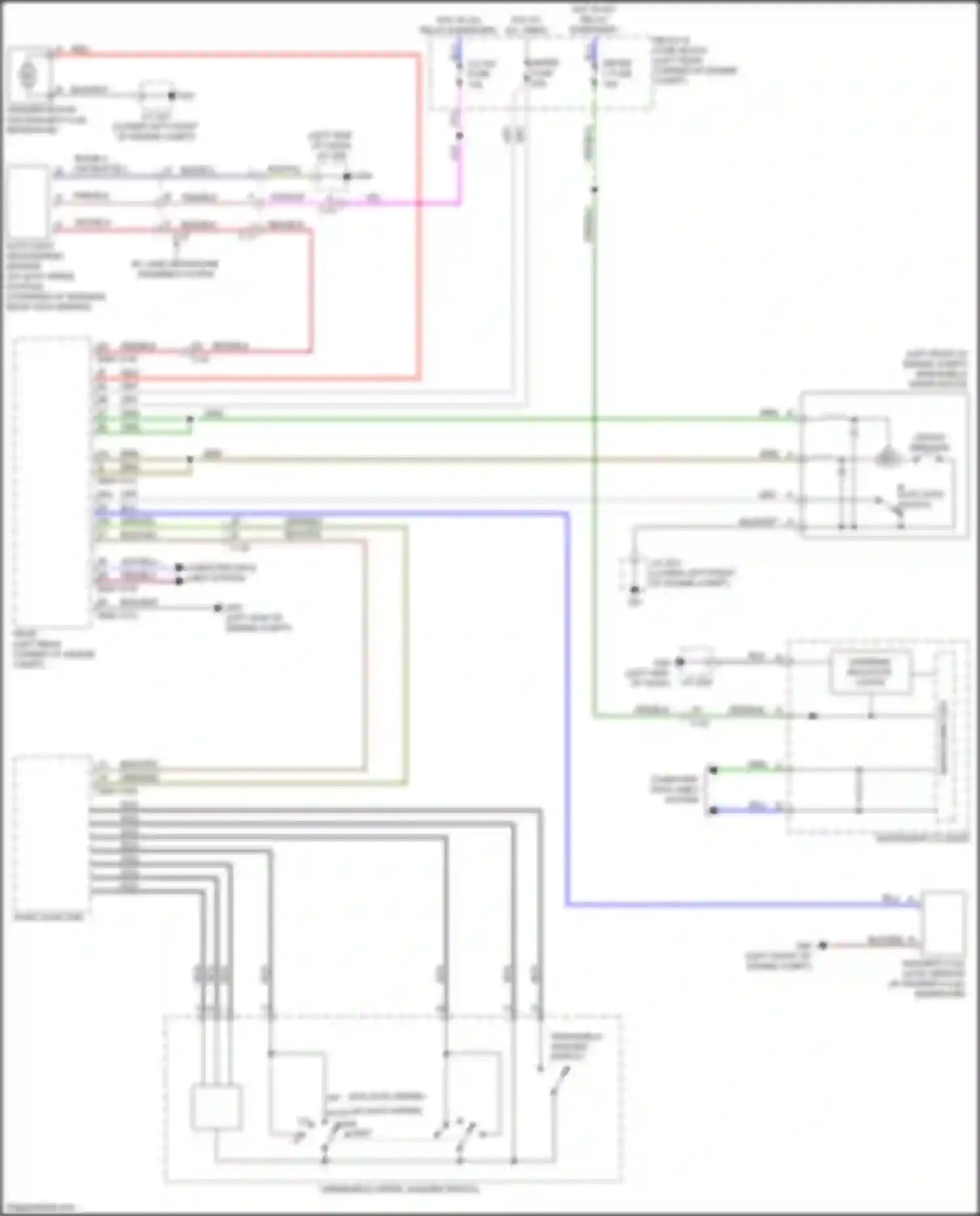 Wiring diagram wiper fuse for Mazda 6 GJ facelift (2015-2018) (3 of 3)