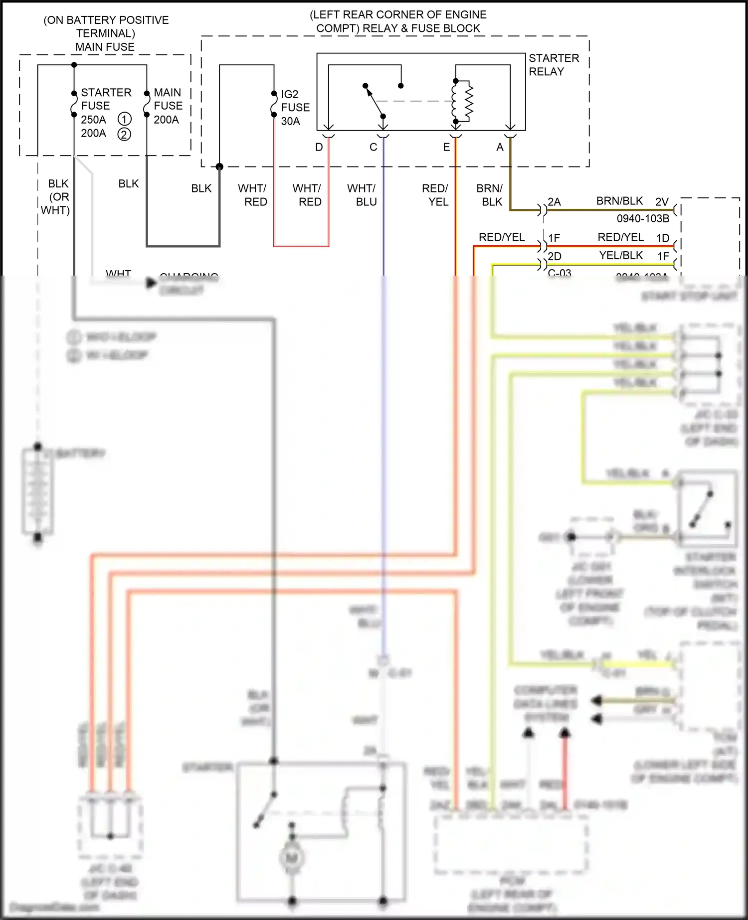 Mazda 6 GJ facelift (2015-2018) yel/blk wiring diagram  (7 of 16)