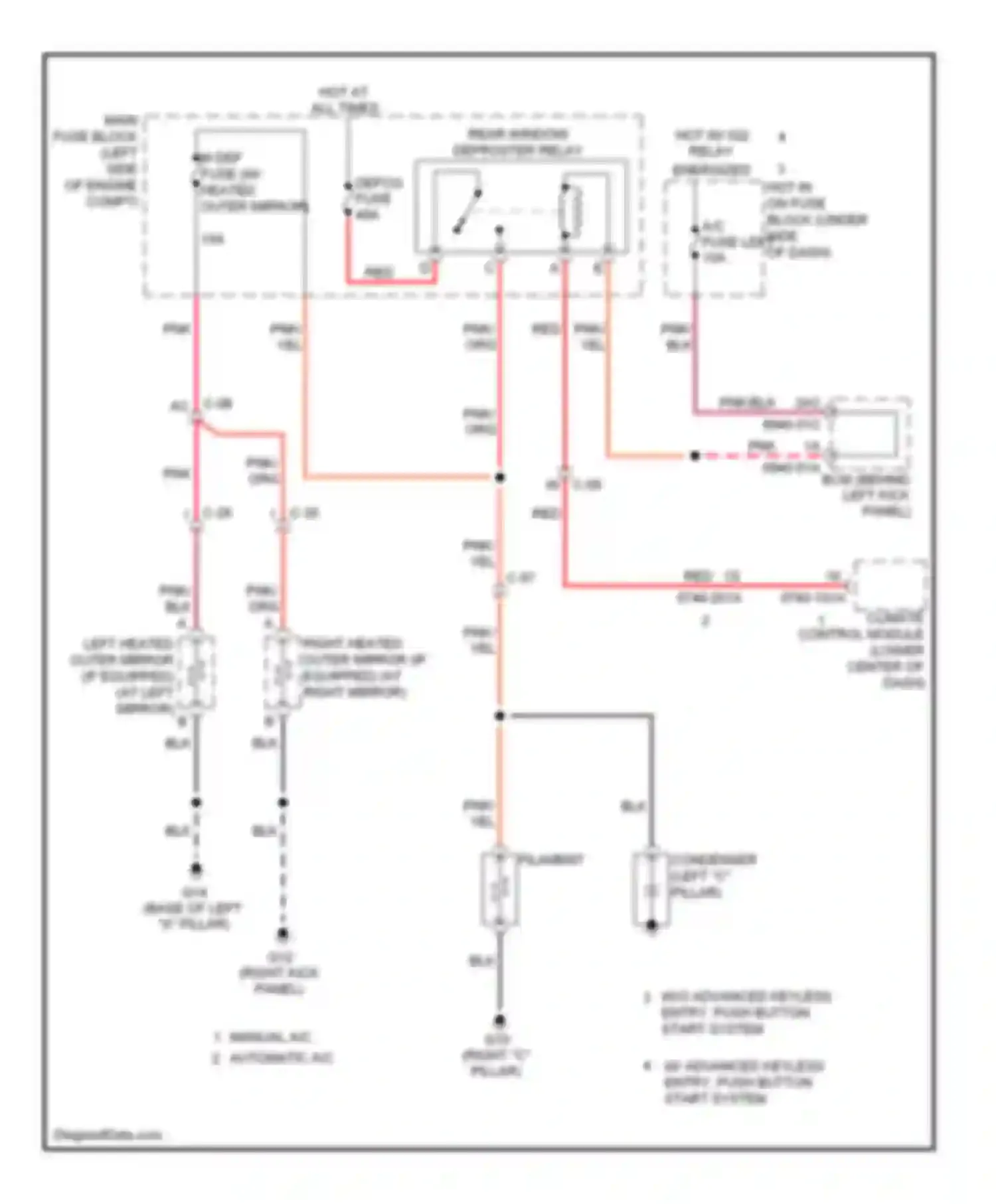 6 Mazda GJ (2012-2015): Defoggers circuit