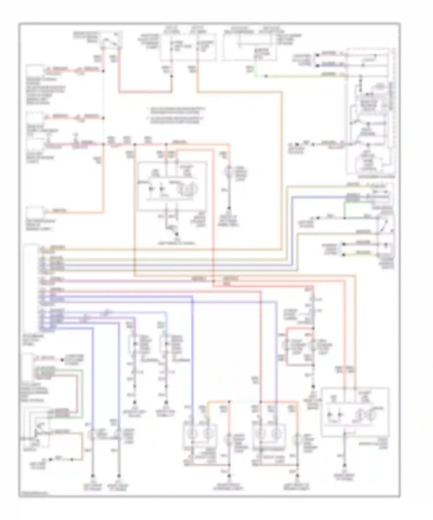 6 Mazda GJ (2012-2015): Exterior lamps circuit
