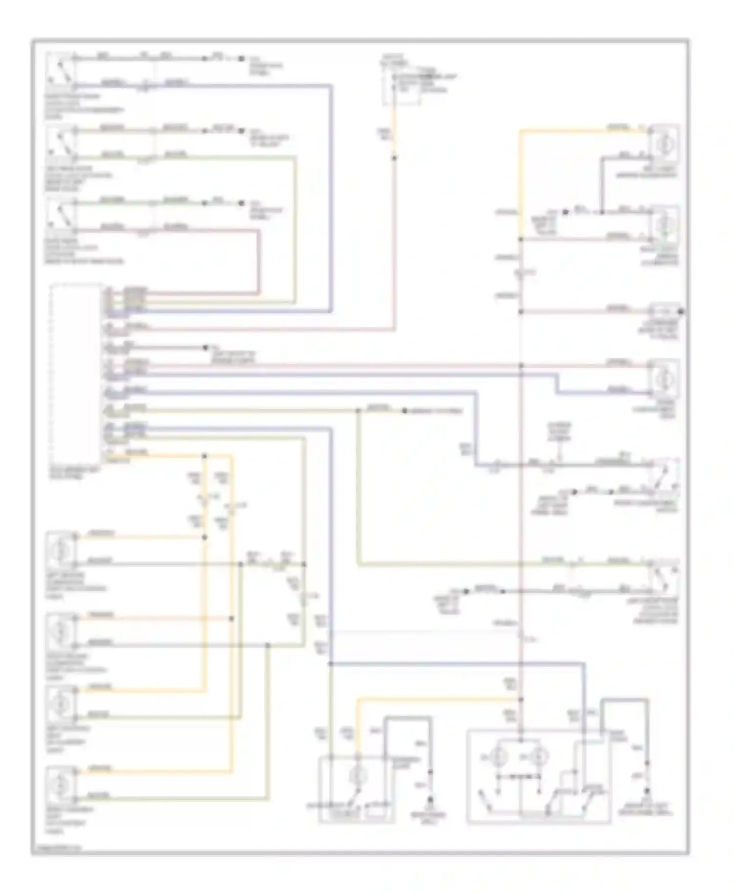 6 Mazda GJ (2012-2015): Courtesy lamps circuit