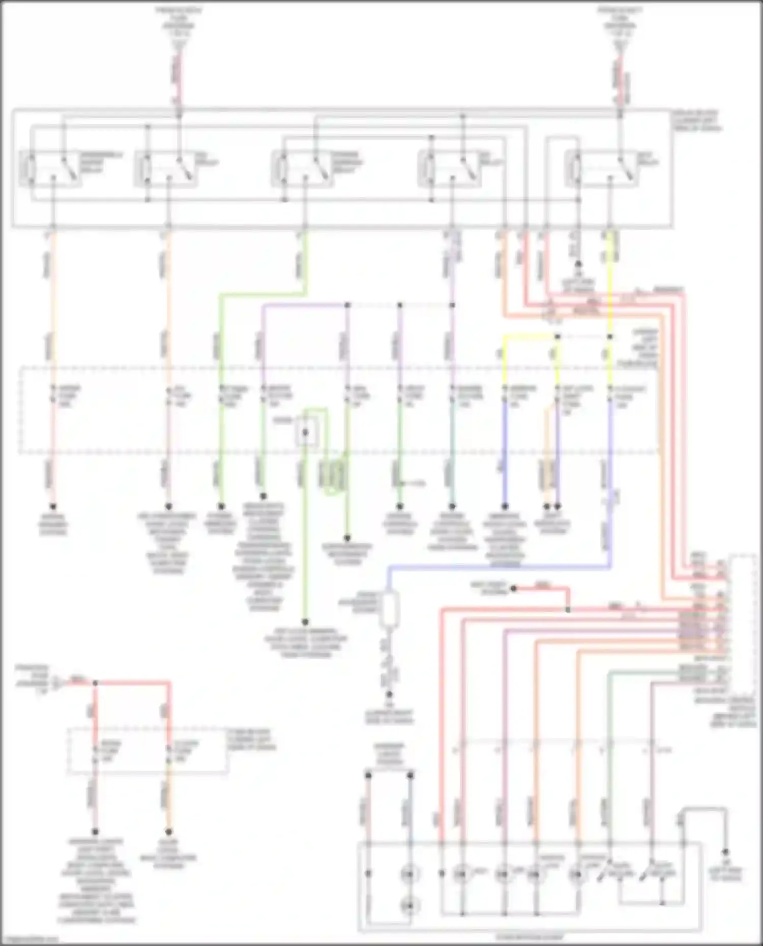 6 Mazda GJ (2012-2015): Power distribution circuit, w/ advanced keyless entry & start system (2 of 2)