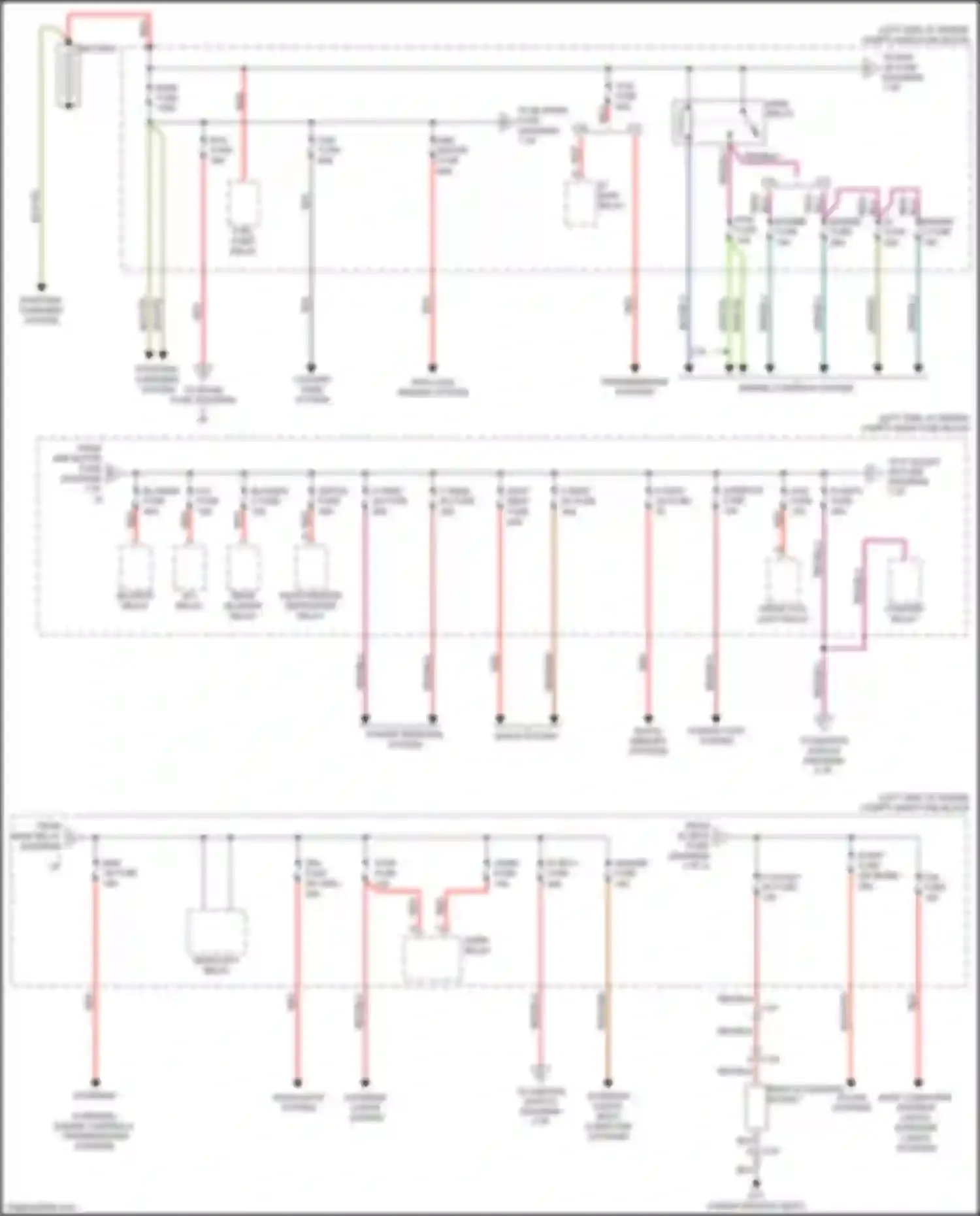 6 Mazda GJ (2012-2015): Power distribution circuit, w/o advanced keyless entry & start system (1 of 2)