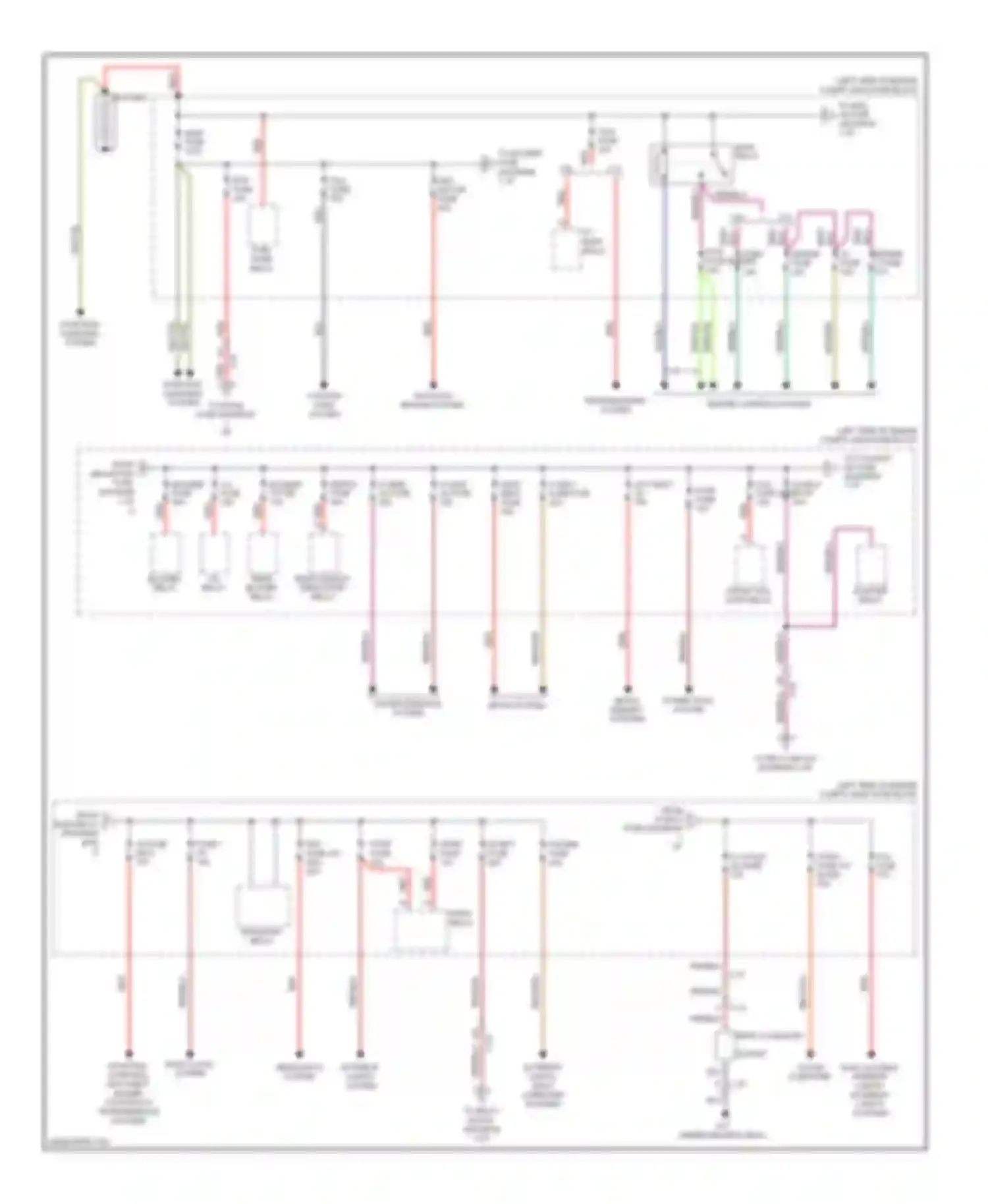 6 Mazda GJ (2012-2015): Power distribution circuit, with advanced keyless entry & start system (1 of 2)