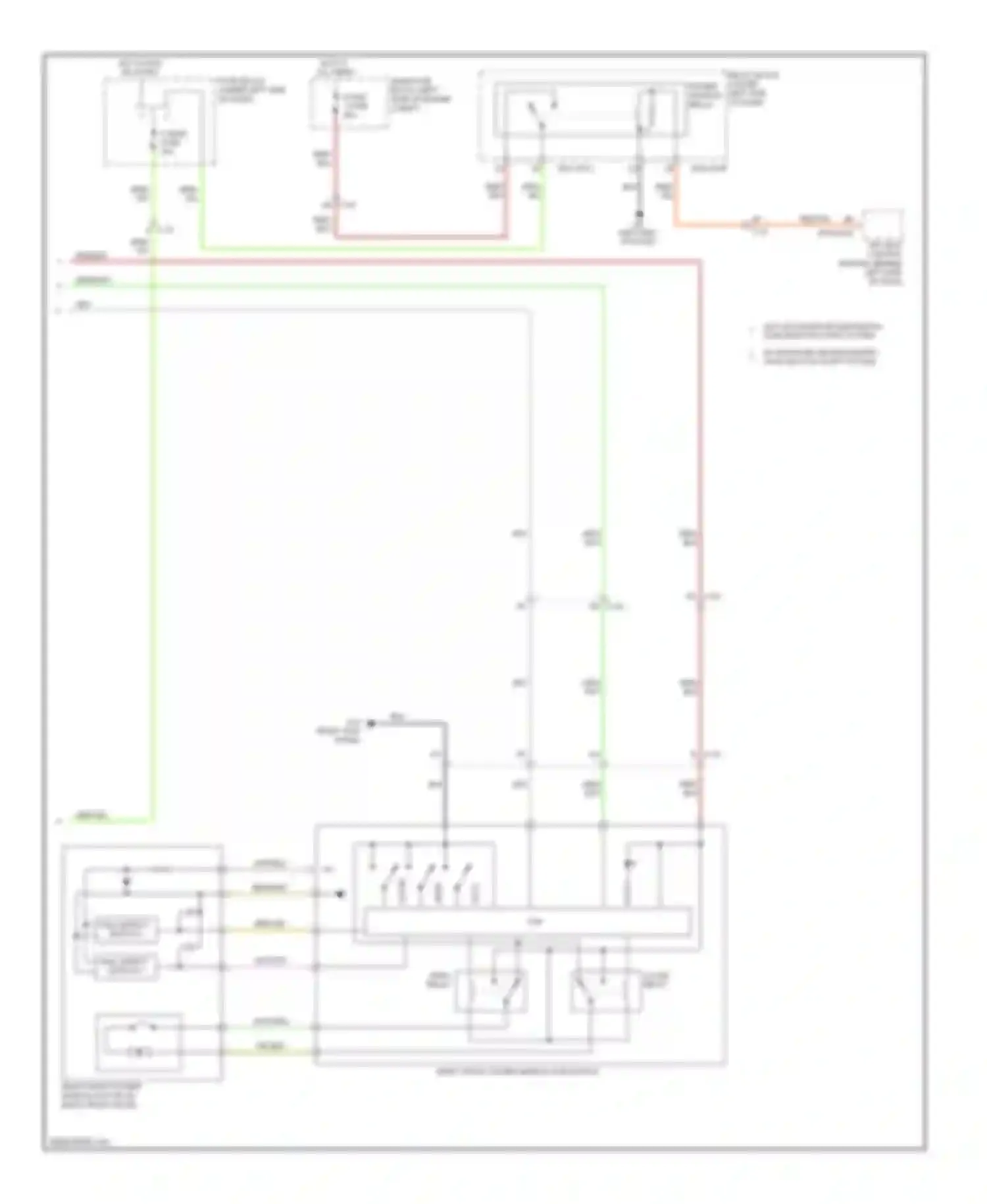 6 Mazda GJ (2012-2015): Power windows circuit, with driver & passenger side window auto open/close (2 of 2)