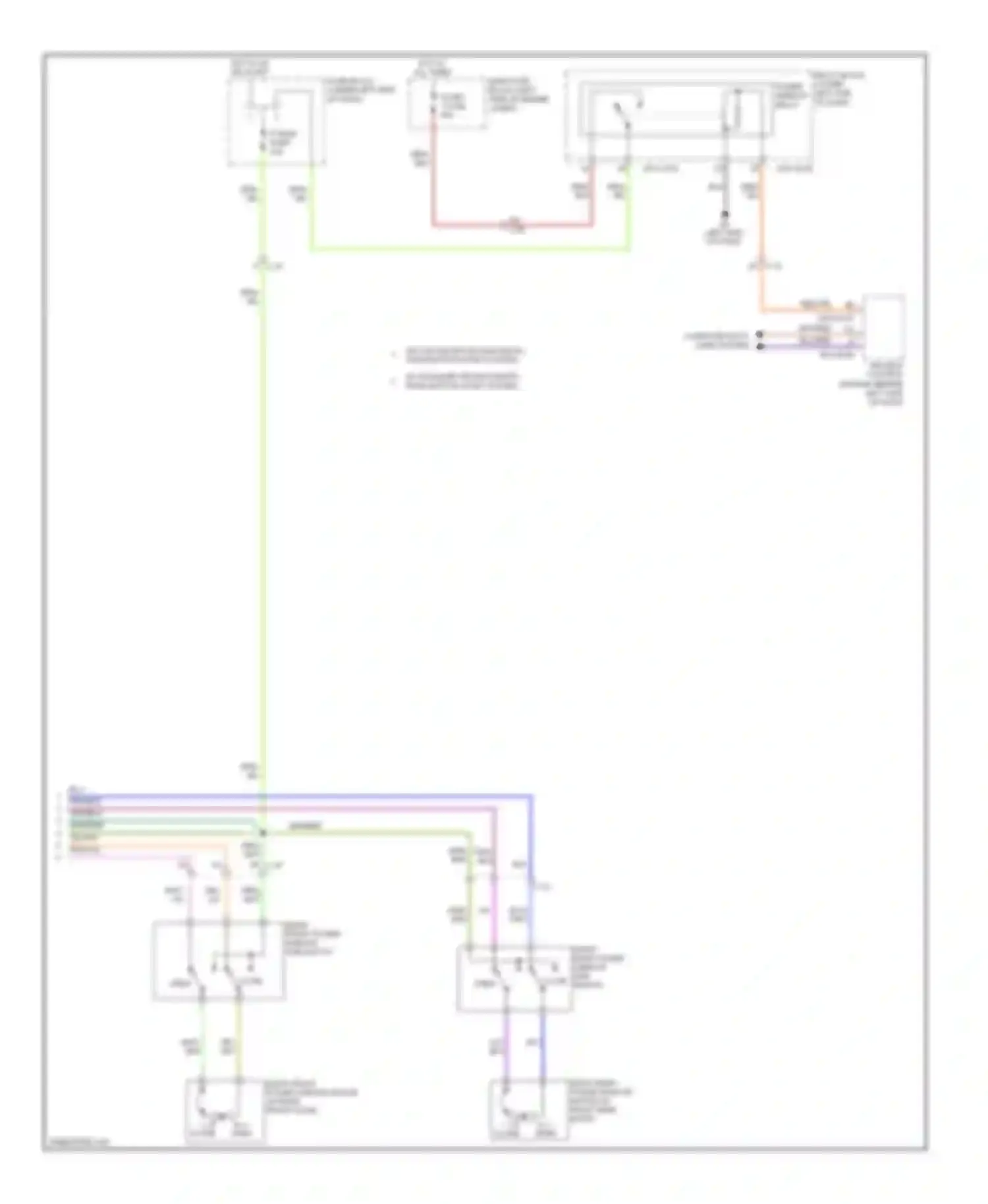 6 Mazda GJ (2012-2015): Power windows circuit, with driver side window auto open/close (2 of 2)