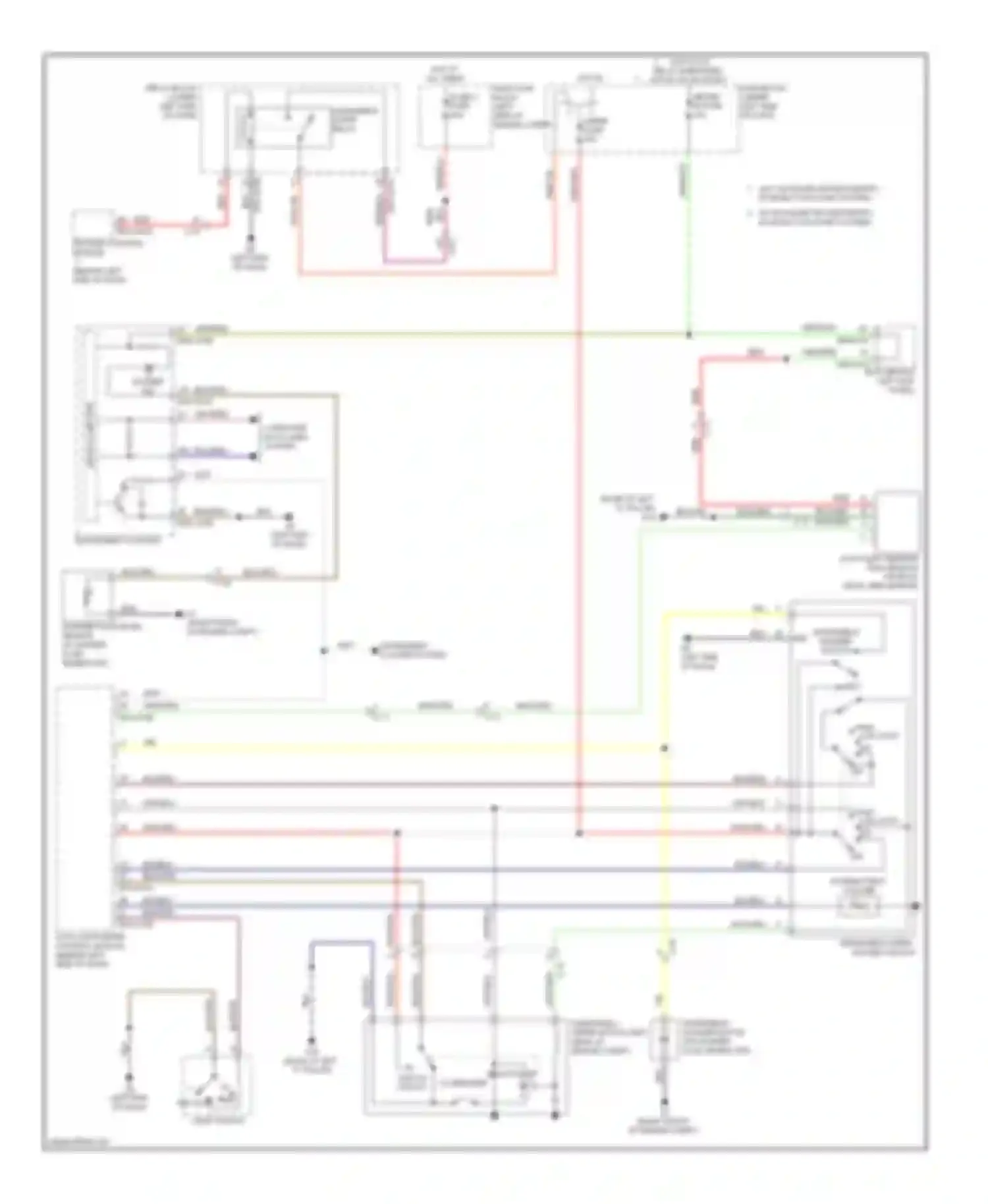 6 Mazda GJ (2012-2015): Wiper/washer circuit, with auto wiper system