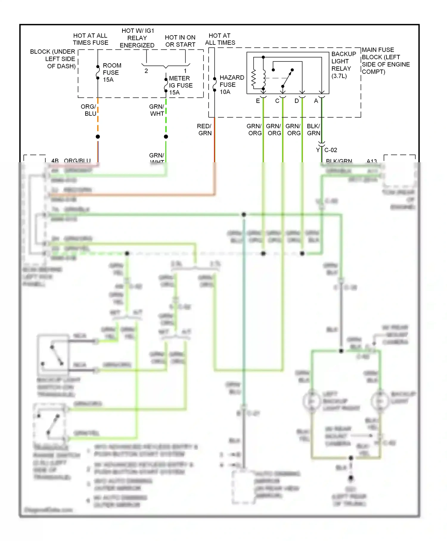 Mazda 6 GJ (2012-2015) blu wiring diagram  (14 of 55)