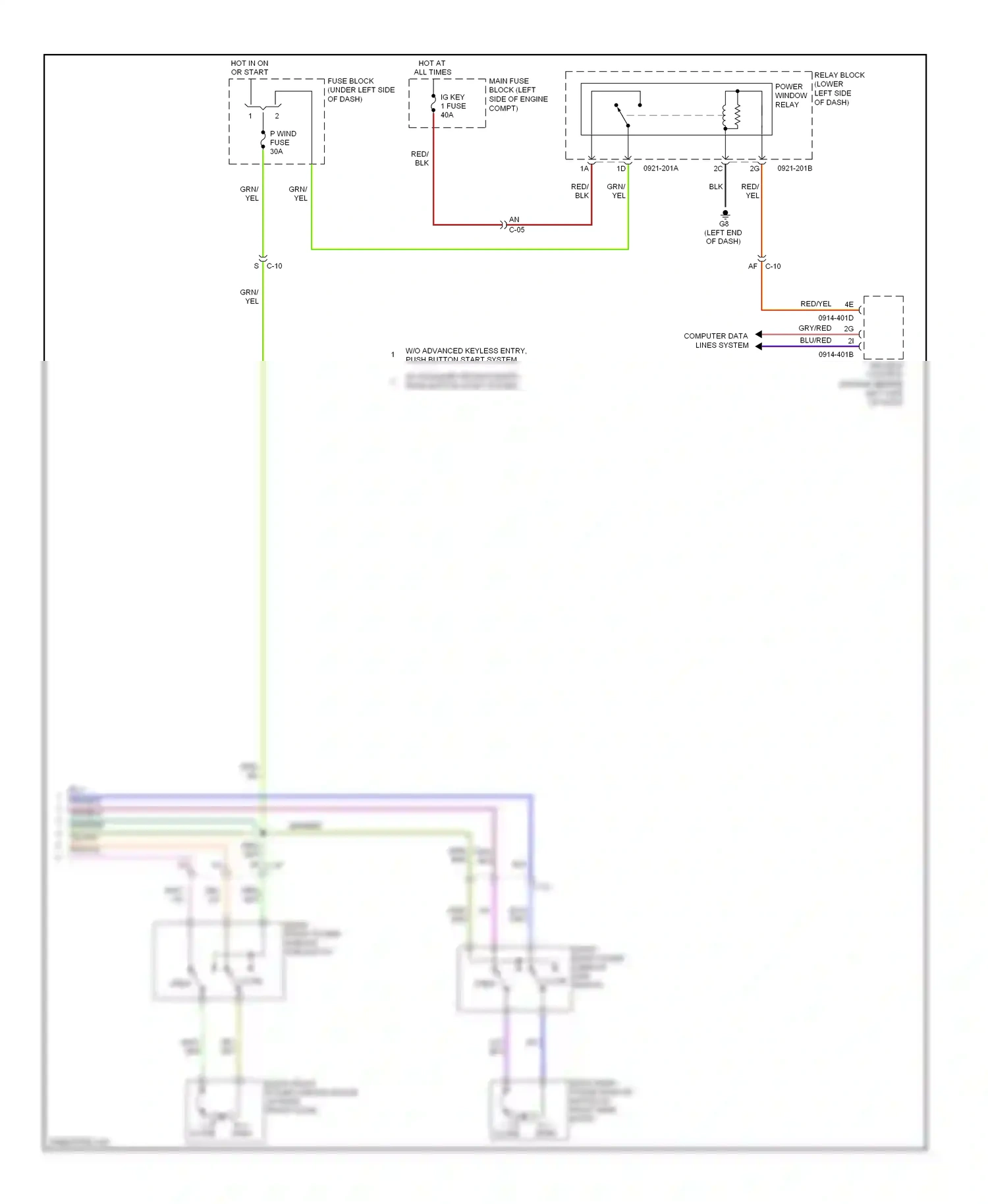Mazda 6 GJ (2012-2015) blu wiring diagram  (53 of 55)