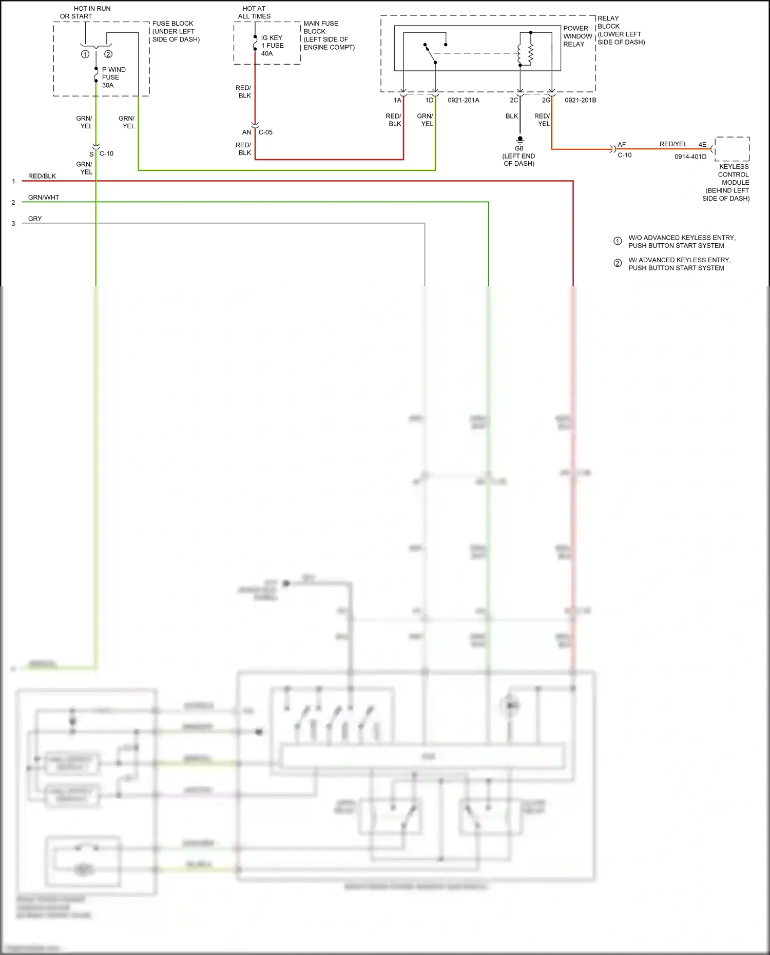 Mazda 6 GJ (2012-2015) brn/yel wiring diagram  (8 of 20)