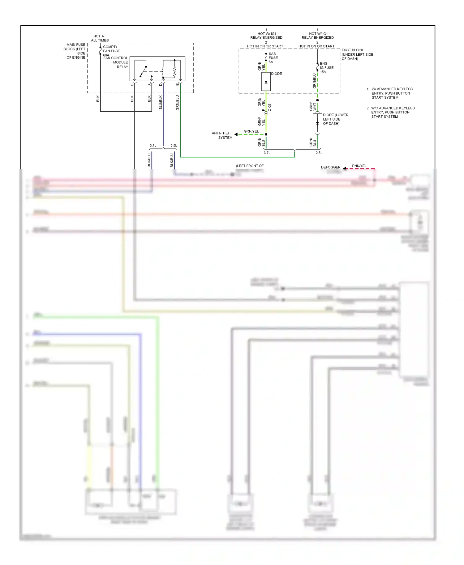 Mazda 6 GJ (2012-2015) diode wiring diagram  (1 of 5)
