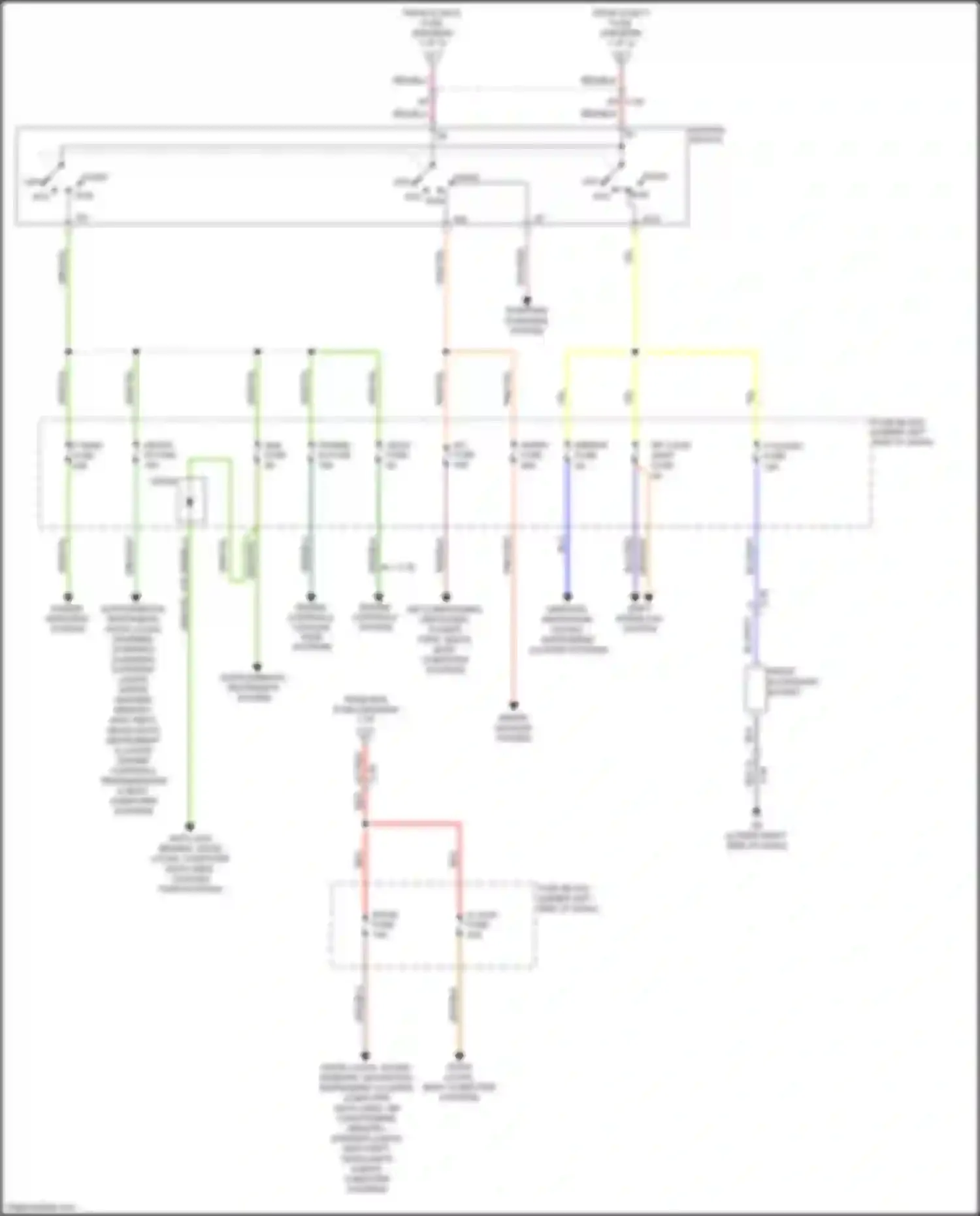 Wiring diagram door locks, body computer systems for Mazda 6 GJ (2012-2015) (3 of 3)