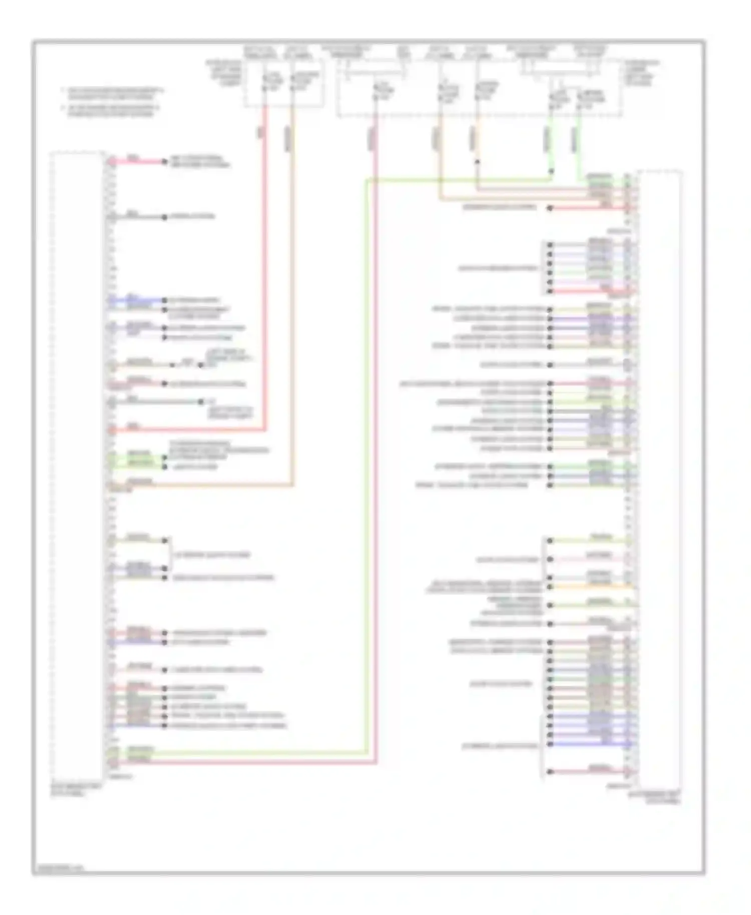 Wiring diagram door locks system for Mazda 6 GJ (2012-2015) (1 of 3)