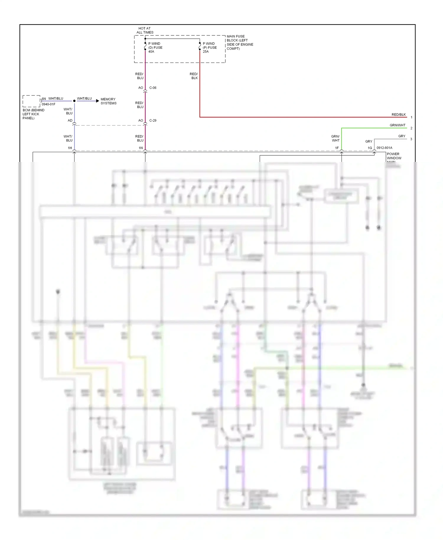 Mazda 6 GJ (2012-2015) hall effect wiring diagram  (3 of 4)