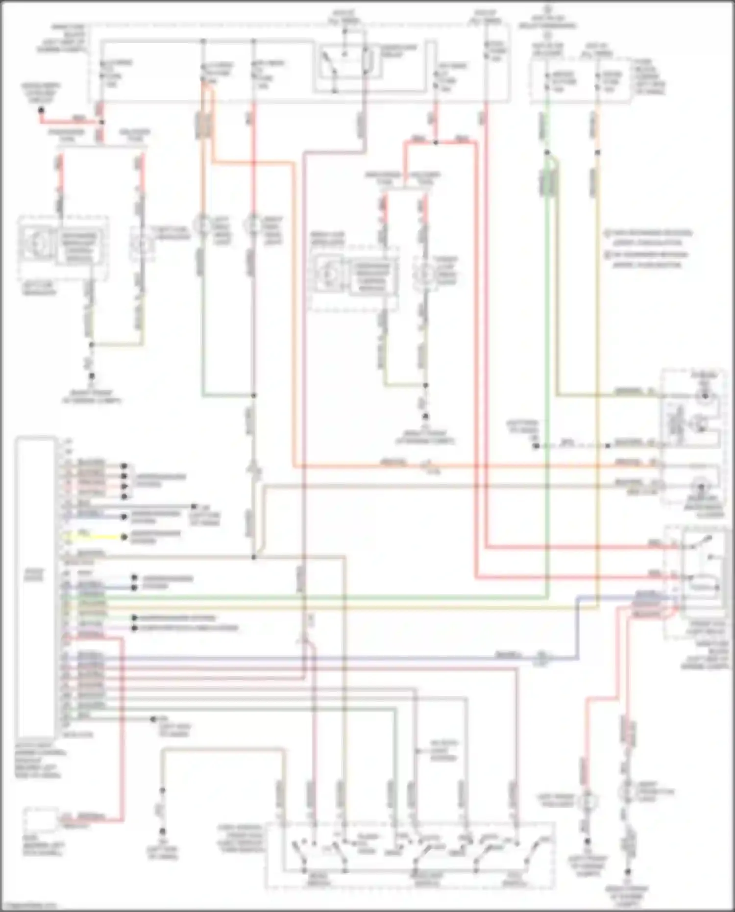Wiring diagram halogen type for Mazda 6 GJ (2012-2015) (4 of 4)