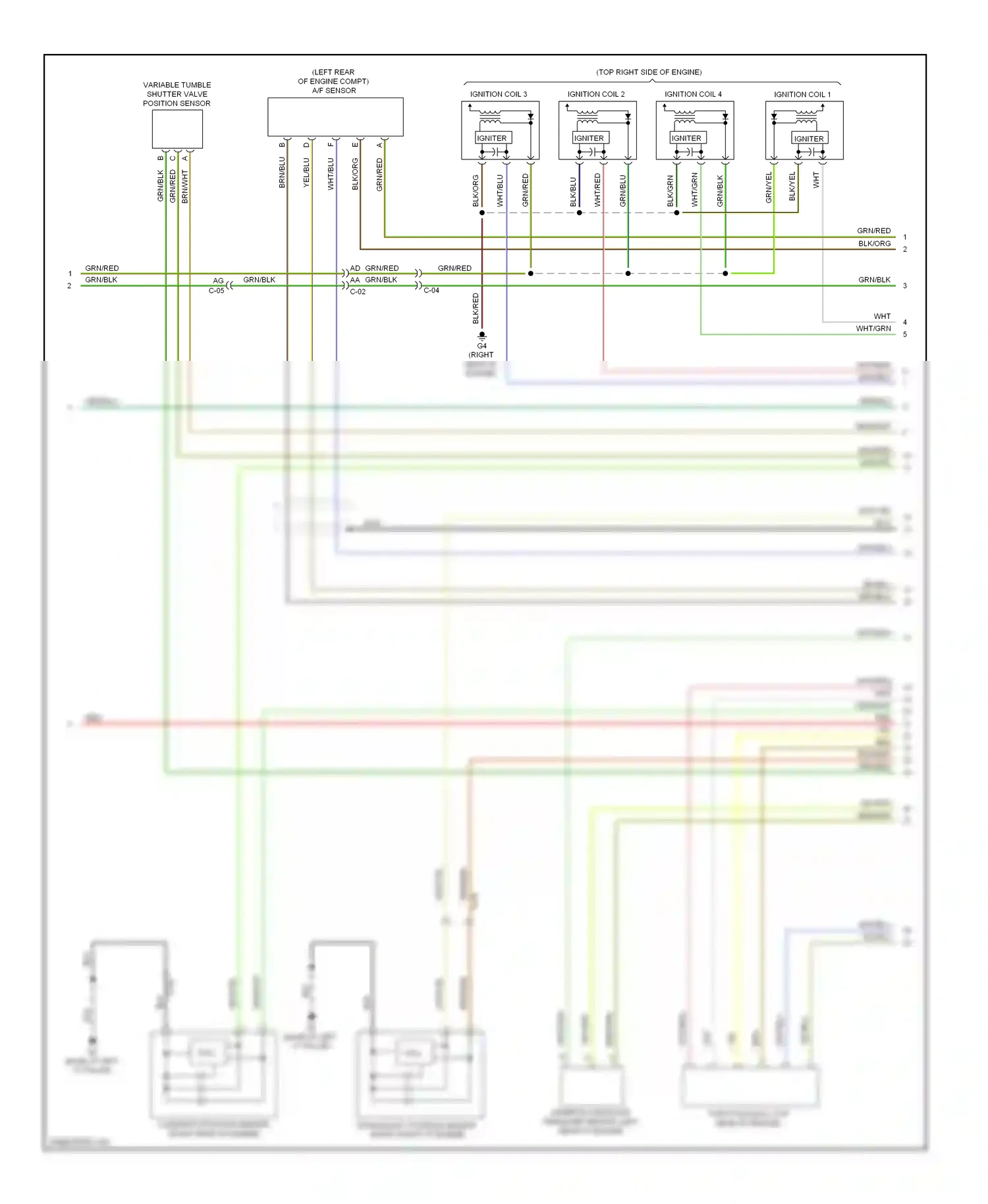 Mazda 6 GJ (2012-2015) igniter wiring diagram  (1 of 1)