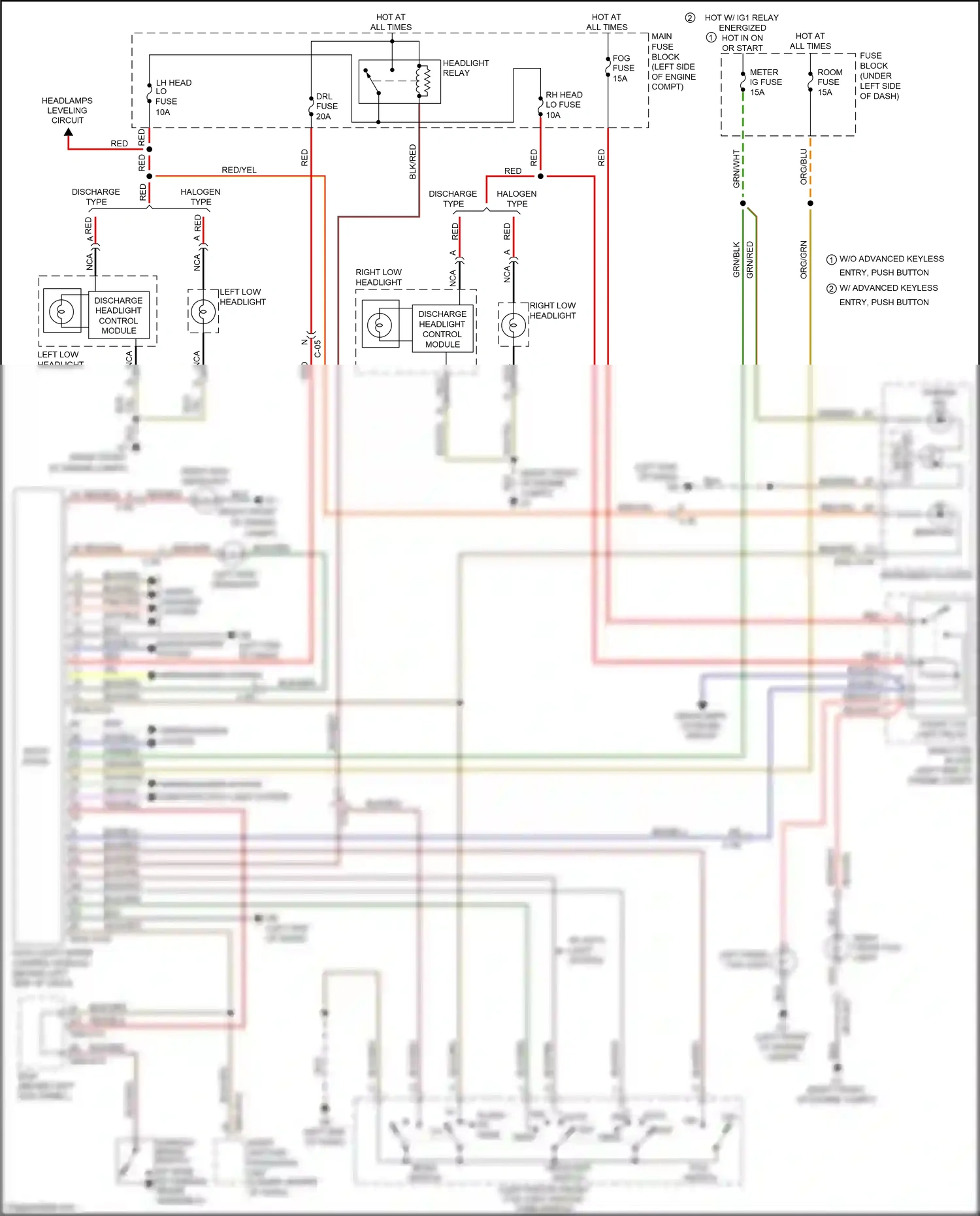 Mazda 6 GJ (2012-2015) left low headlight wiring diagram  (1 of 4)
