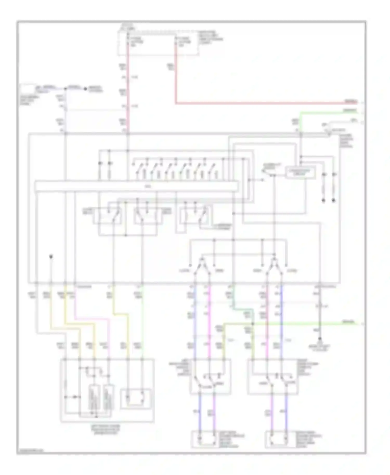 Wiring diagram main switch for Mazda 6 GJ (2012-2015) (1 of 2)