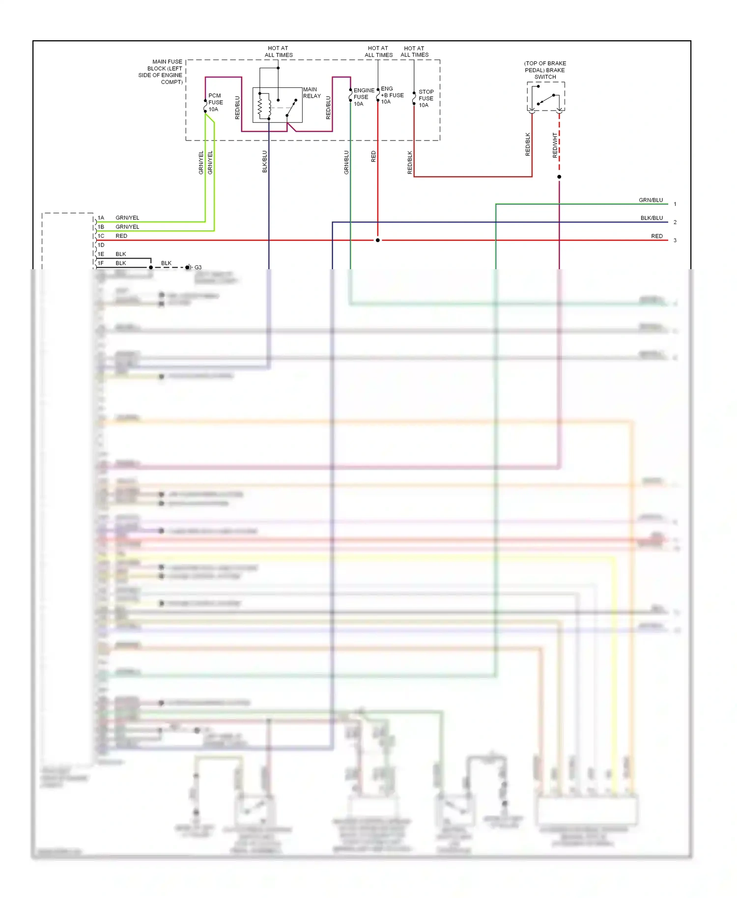 Mazda 6 GJ (2012-2015) neutral switch (m/t) (on transaxle) wiring diagram  (2 of 2)