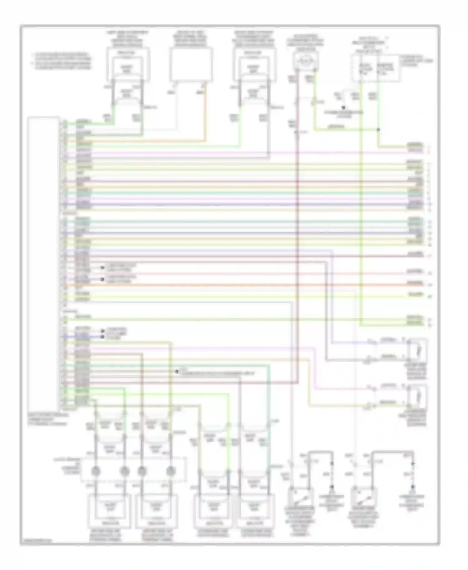 Wiring diagram power distribution system for Mazda 6 GJ (2012-2015) (1 of 1)