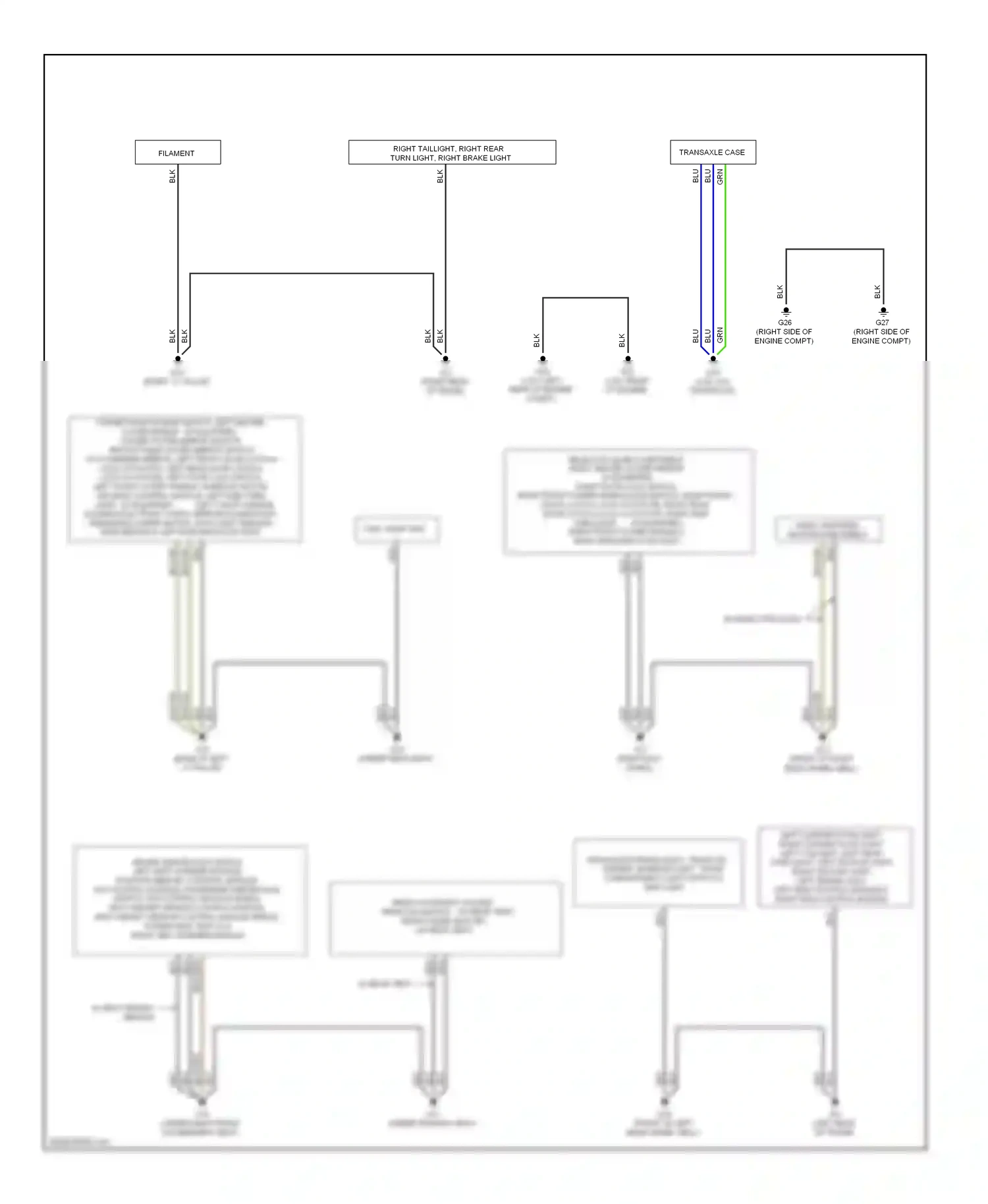 Mazda 6 GJ (2012-2015) (right kick panel) wiring diagram  (7 of 13)