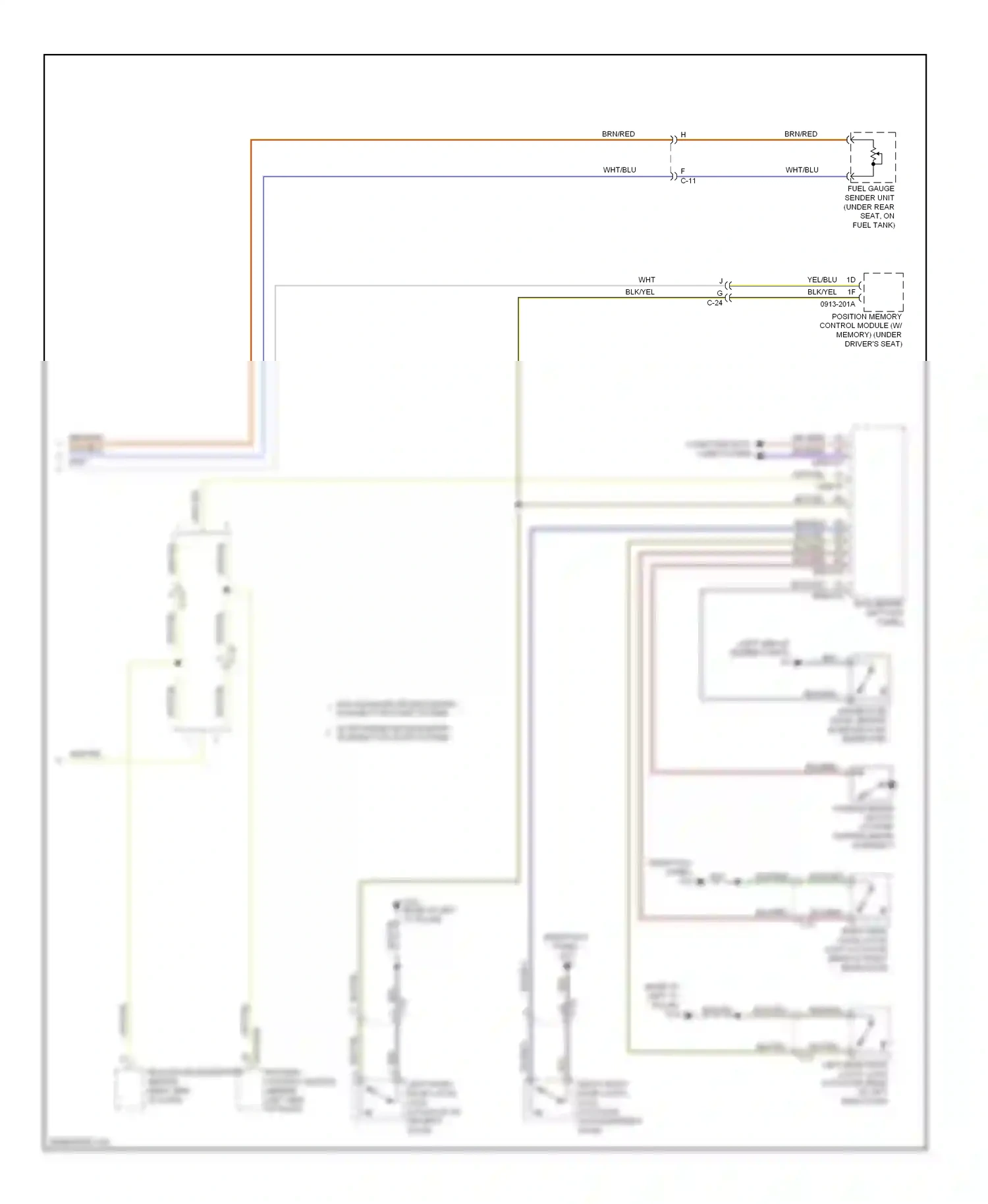 Mazda 6 GJ (2012-2015) (right kick panel) wiring diagram  (8 of 13)