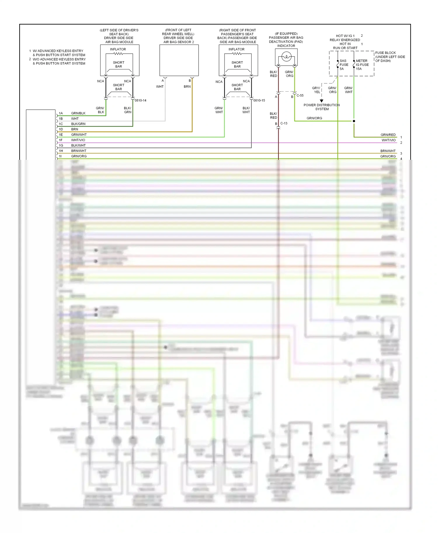 Mazda 6 GJ (2012-2015) sensor (if equipped) wiring diagram  (1 of 1)