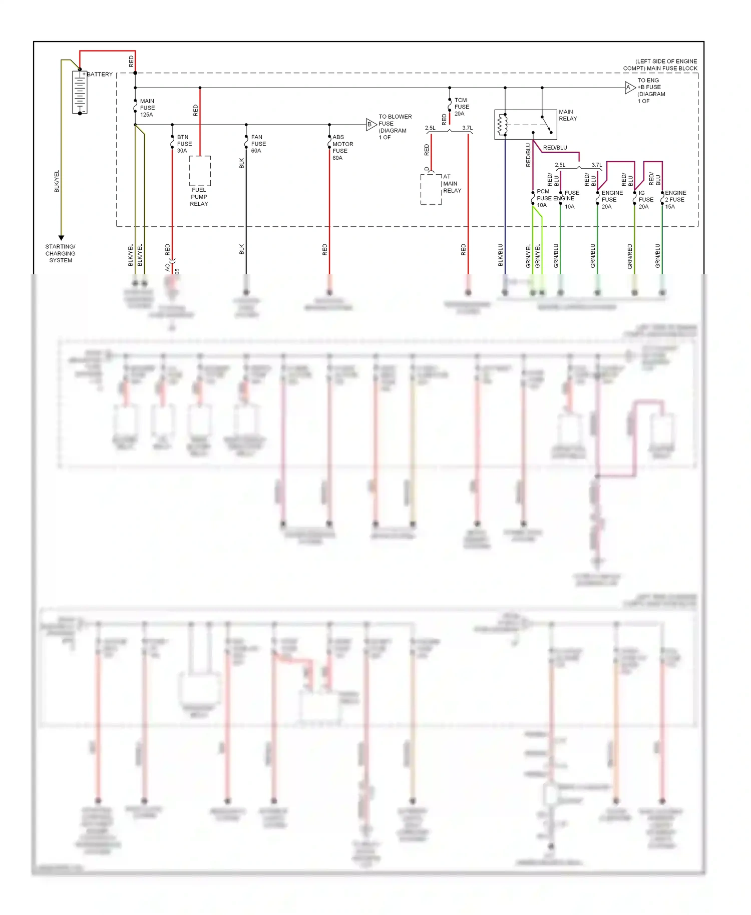 Mazda 6 GJ (2012-2015) starting/ charging system wiring diagram  (4 of 8)