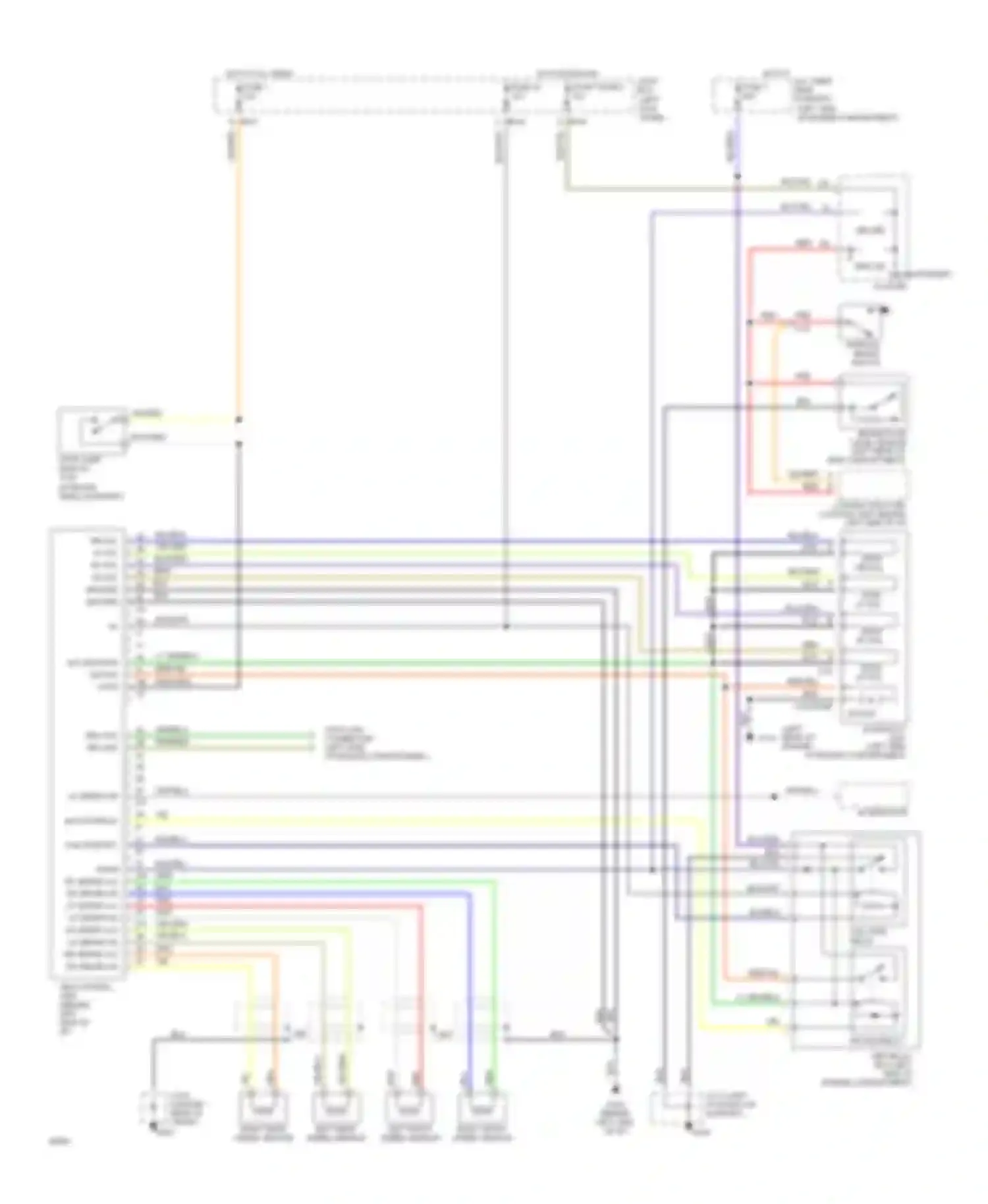 626 Mazda GD (1987-1996): Anti-lock brake circuits