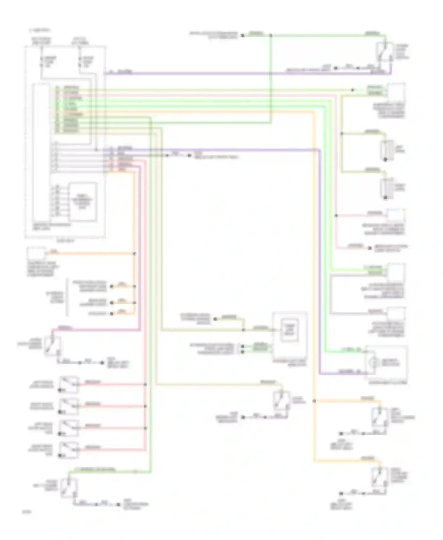 626 Mazda GD (1987-1996): Anti-theft circuit