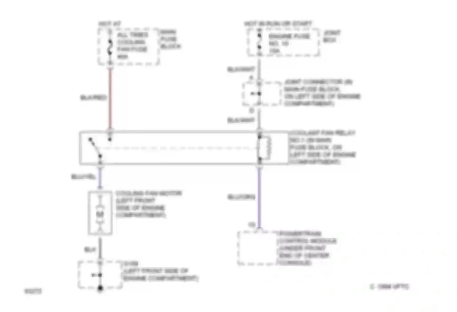 626 Mazda GD (1987-1996): 2.0l, cooling fan circuit, m/t