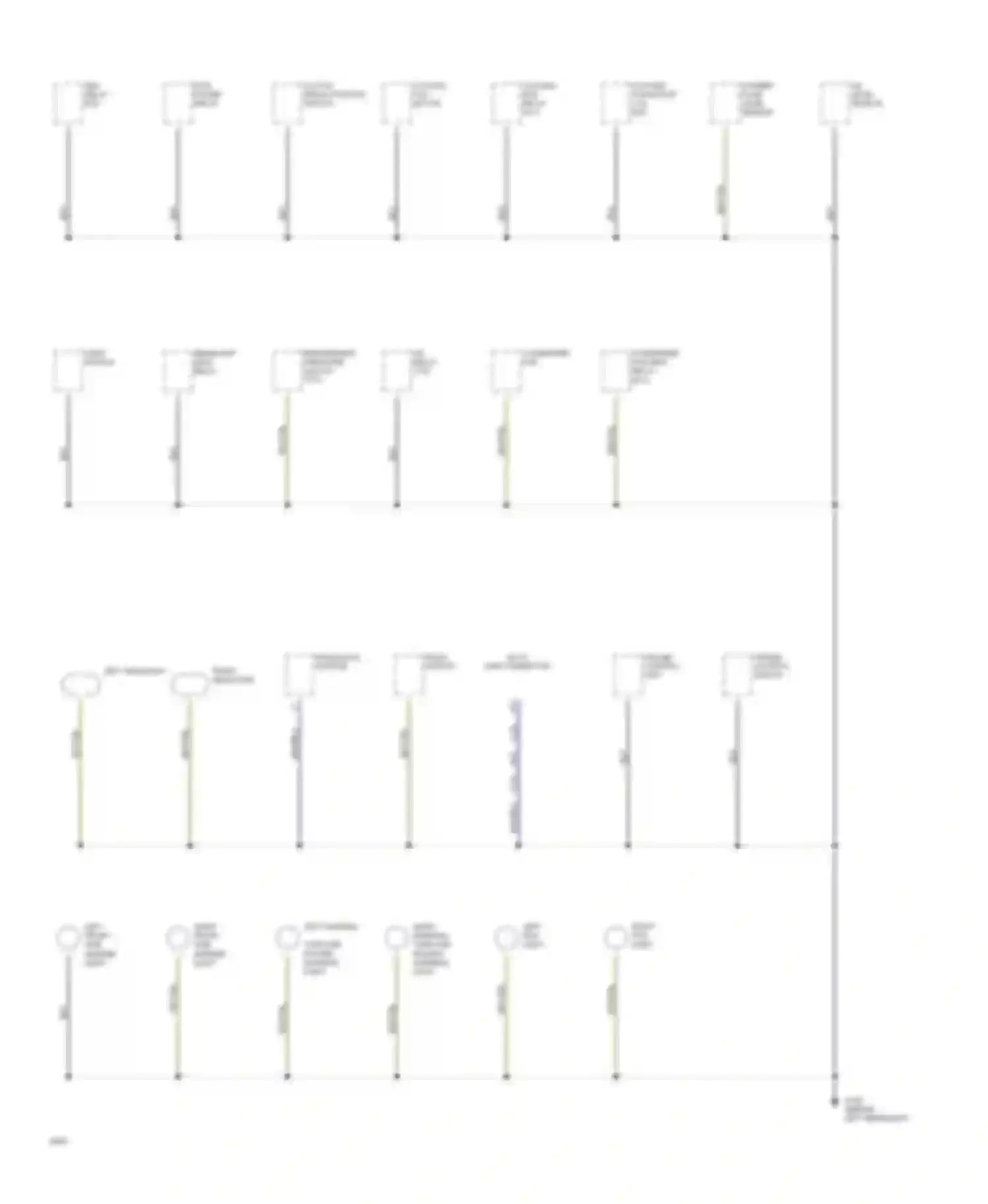 626 Mazda GD (1987-1996): Ground distribution circuit (1 of 4)