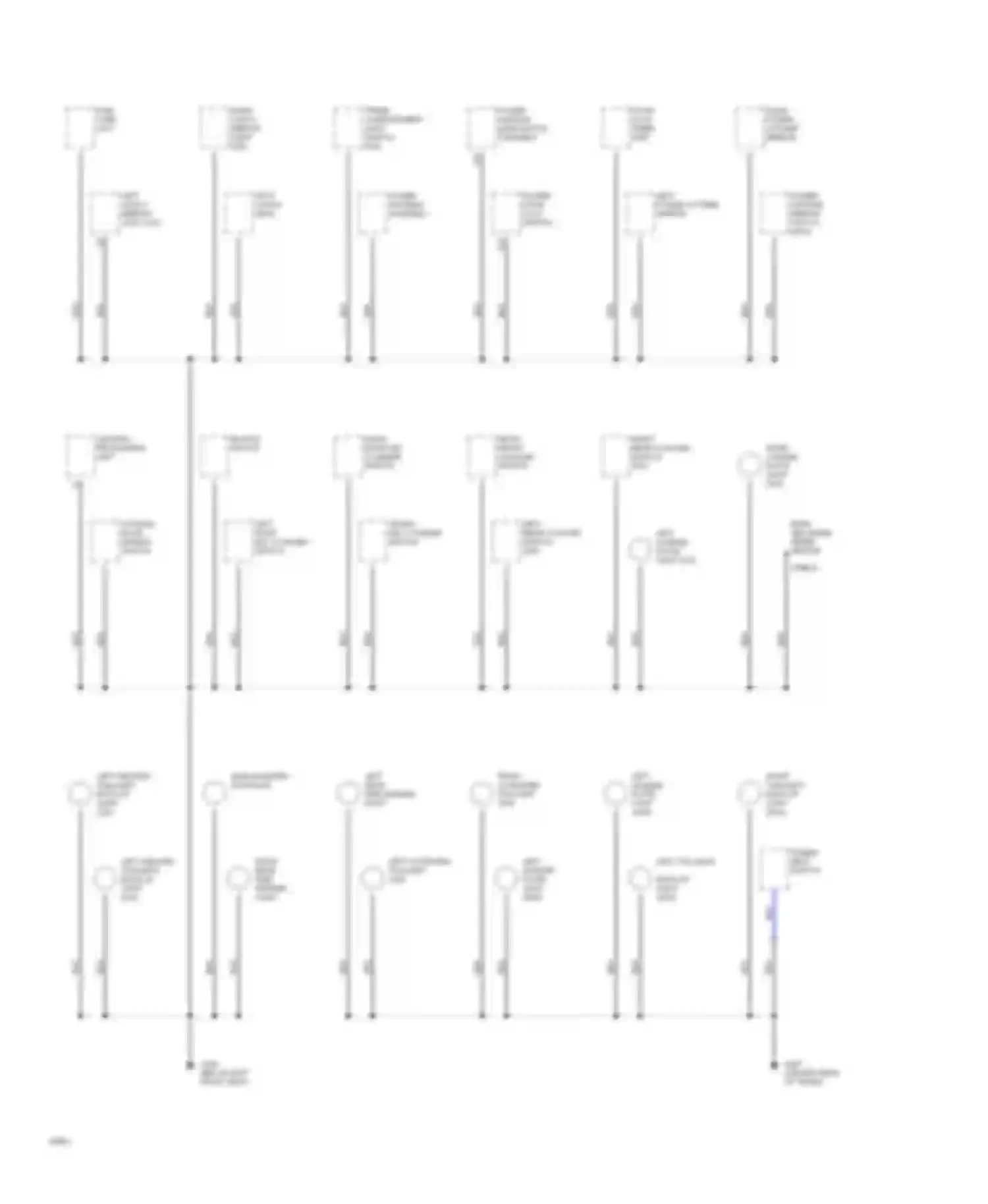626 Mazda GD (1987-1996): Ground distribution circuit (4 of 4)
