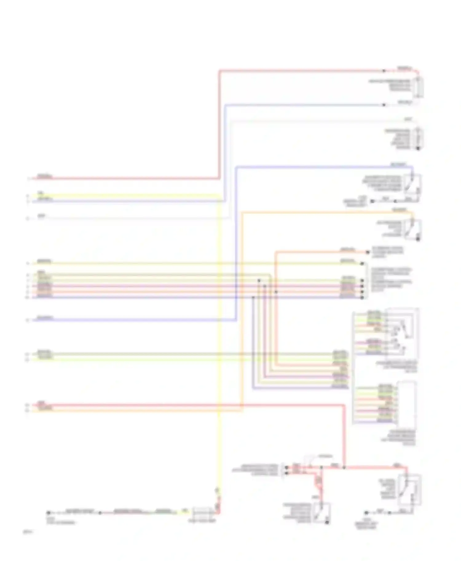 626 Mazda GD (1987-1996): Instrument cluster circuit (2 of 2)