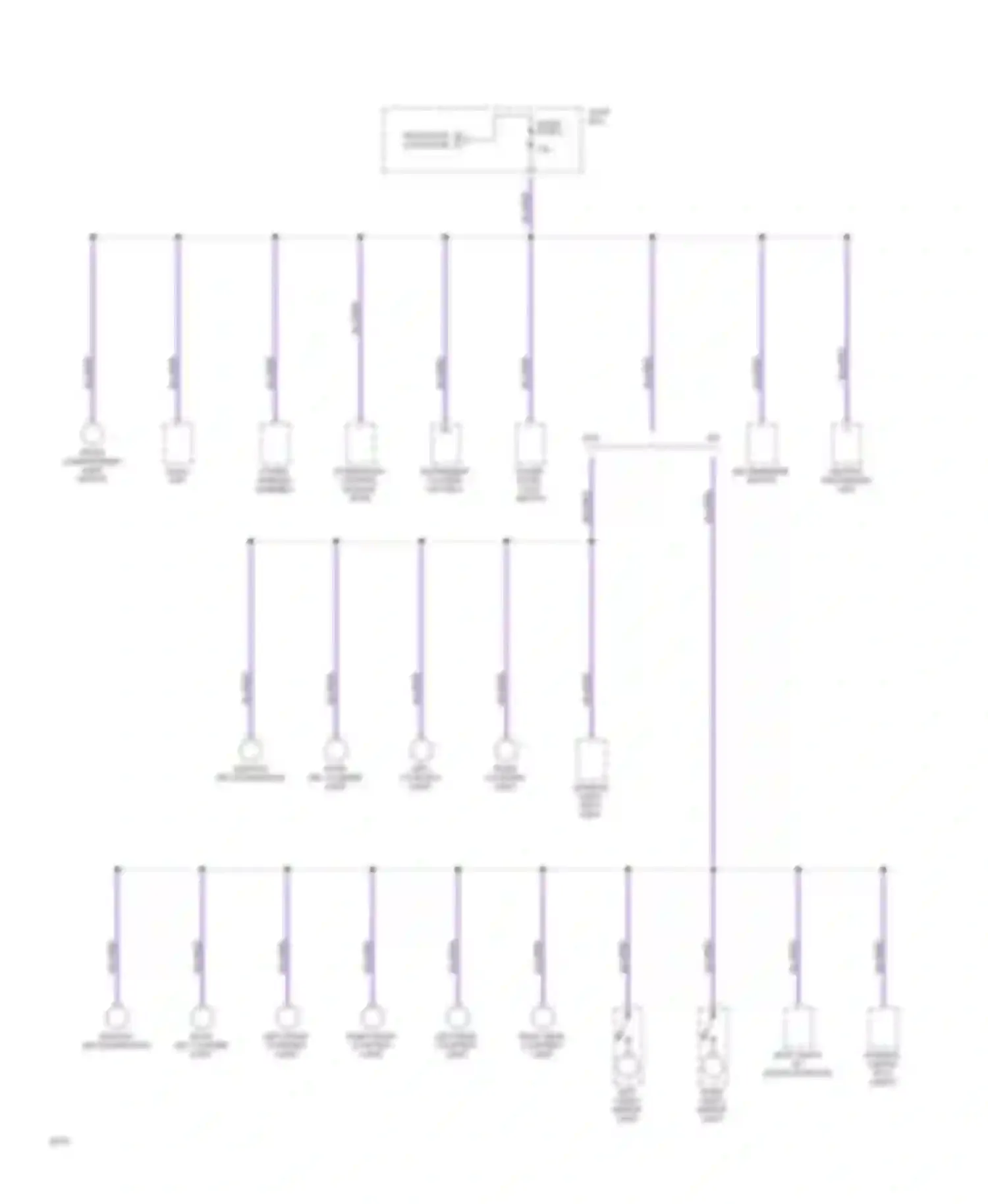 626 Mazda GD (1987-1996): Power distribution circuit (3 of 4)