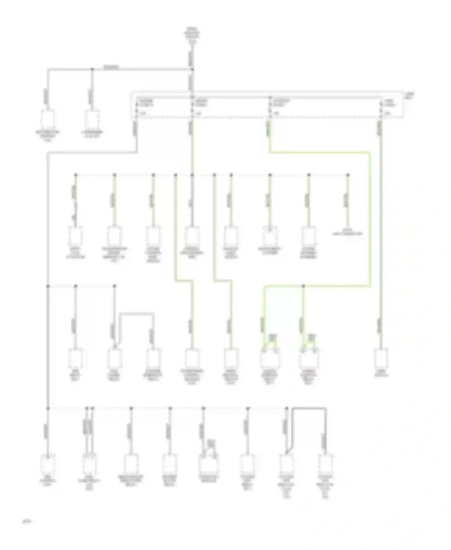 626 Mazda GD (1987-1996): Power distribution circuit (4 of 4)