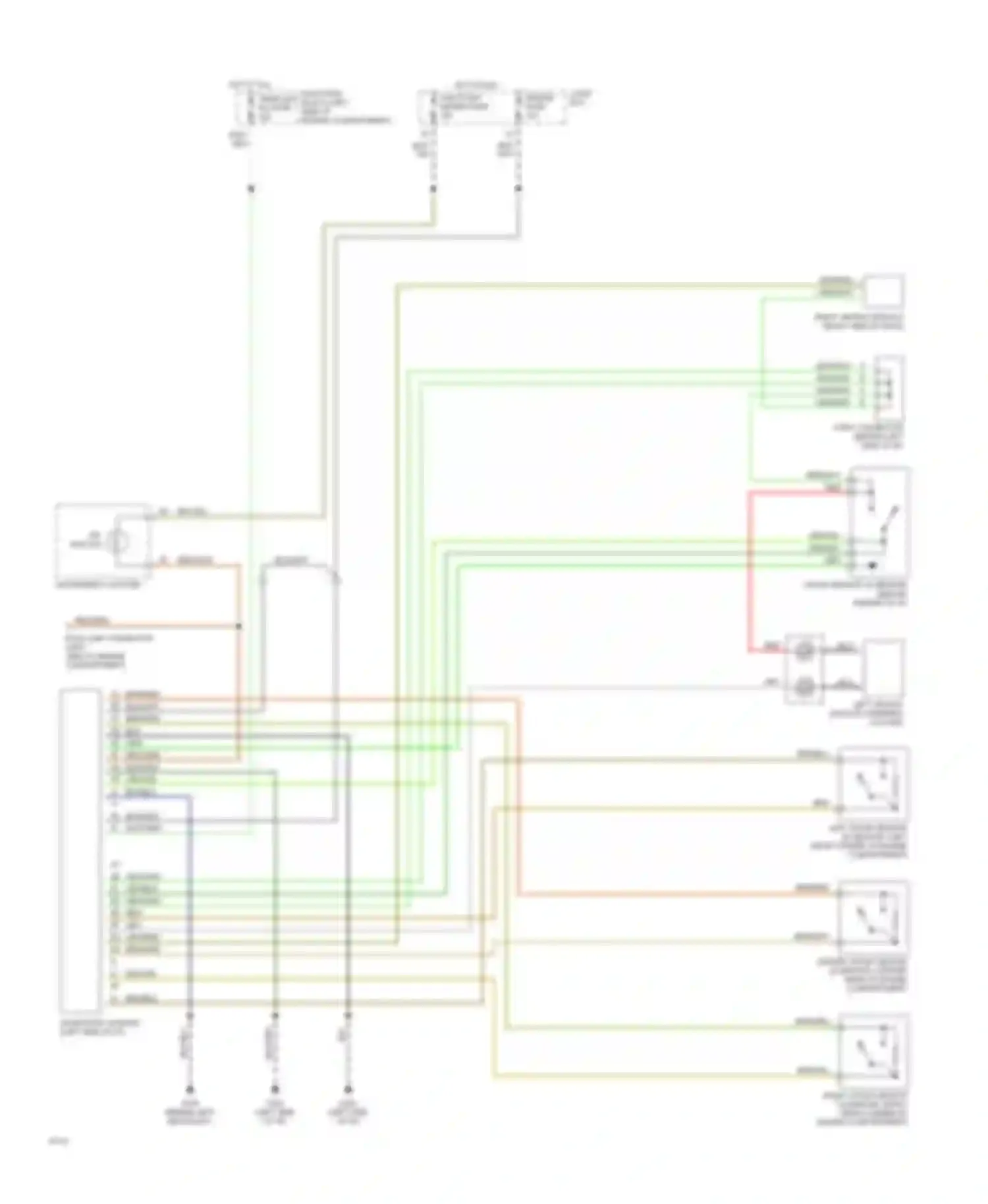 626 Mazda GD (1987-1996): Supplemental restraint circuit