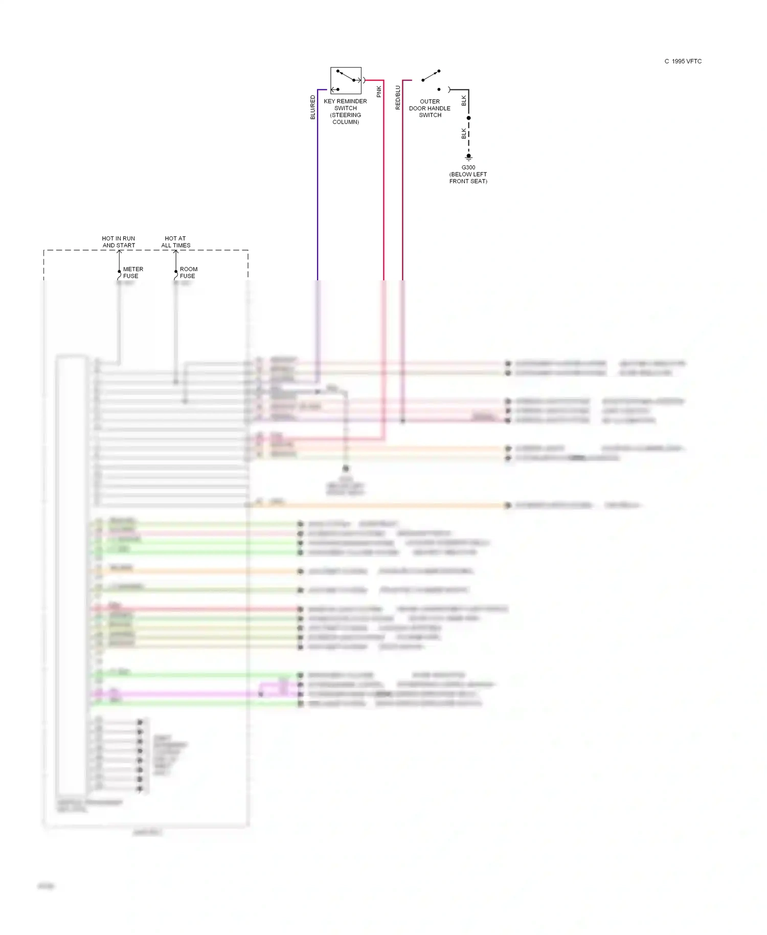 Mazda 626 GD (1987-1996) central processing unit (cpu) wiring diagram  (2 of 6)