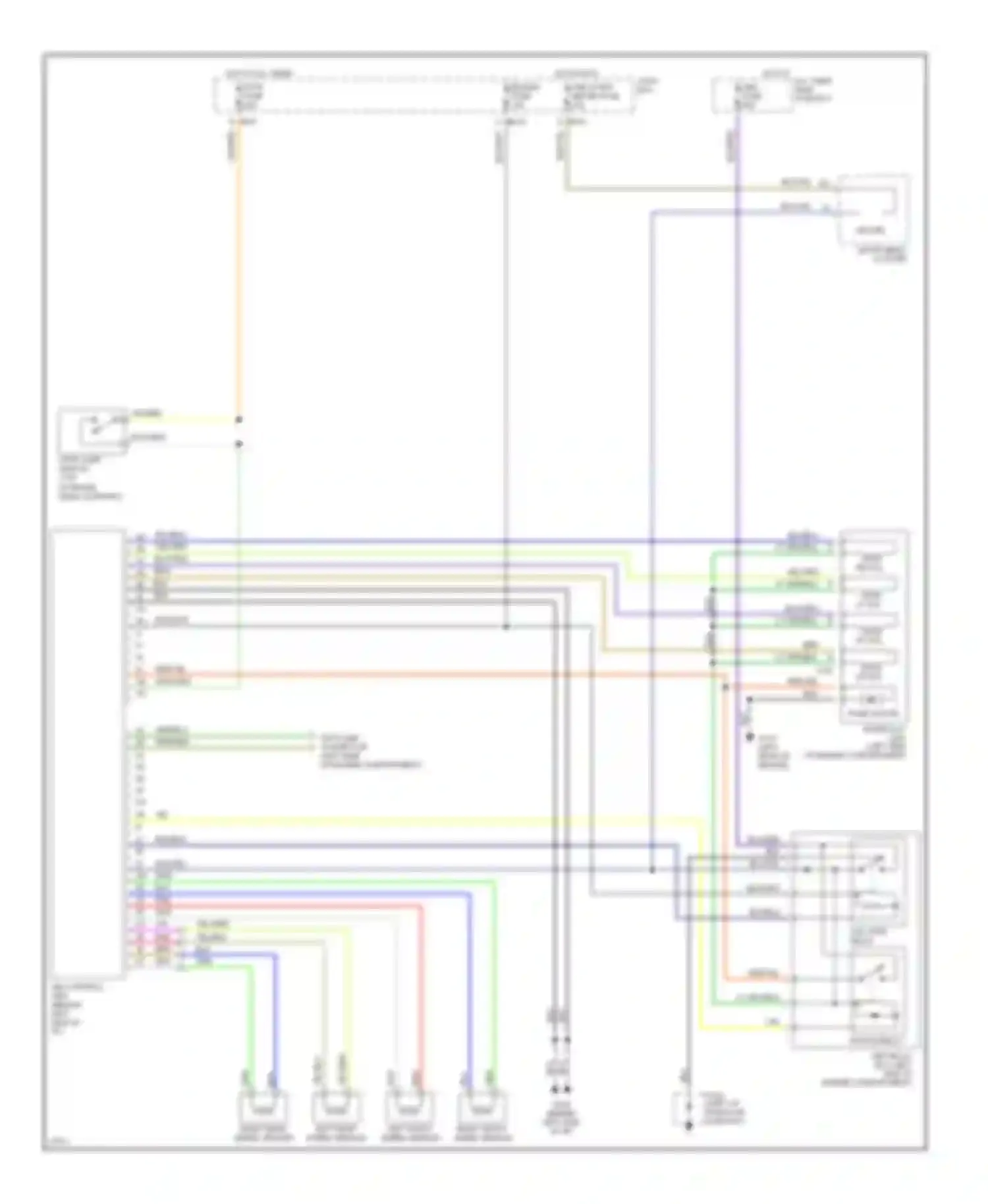 Wiring diagram fail safe relay for Mazda 626 GE (1991-1997) (1 of 1)