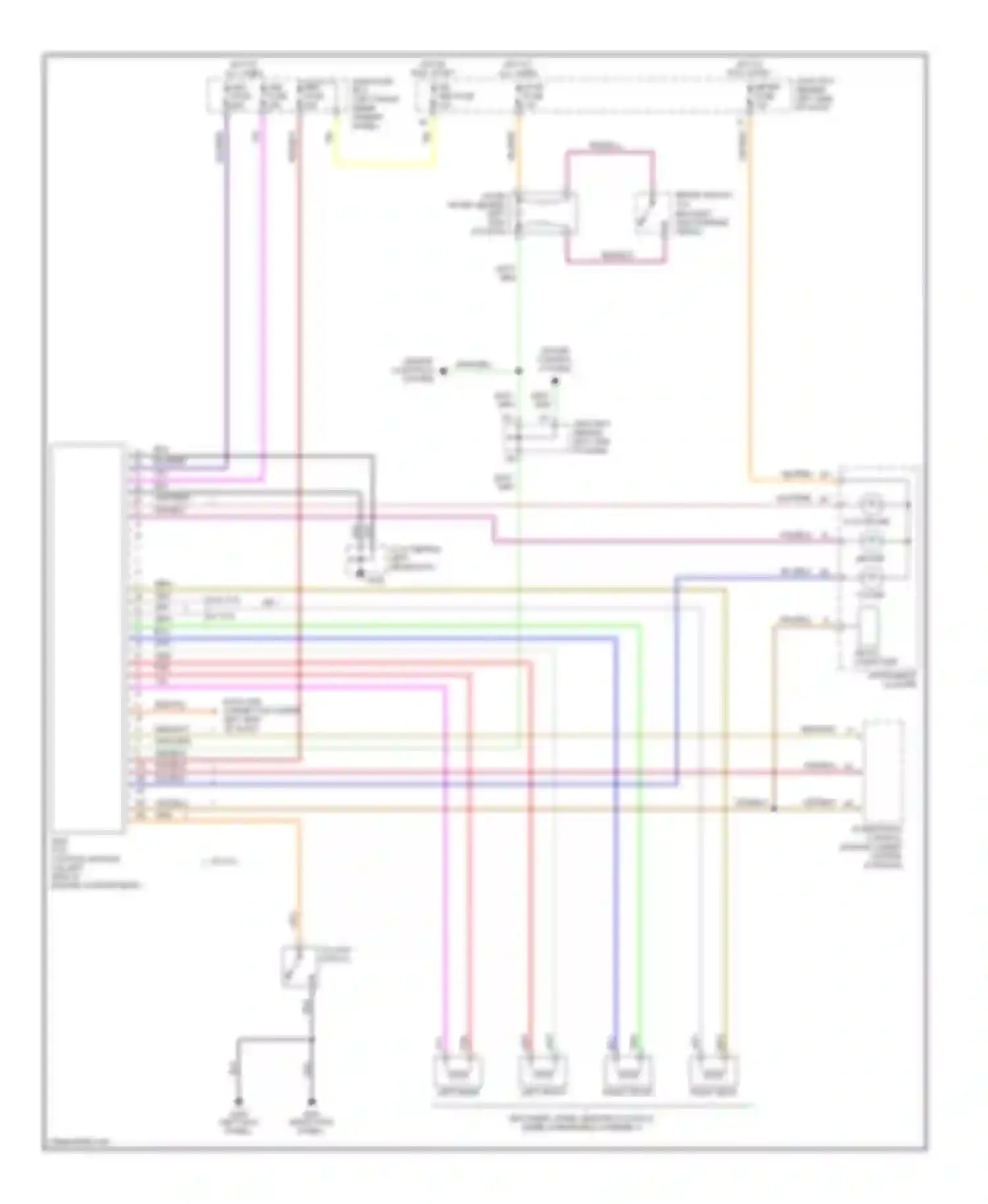 626 Mazda GF (1997-2002): Anti-lock brake circuits